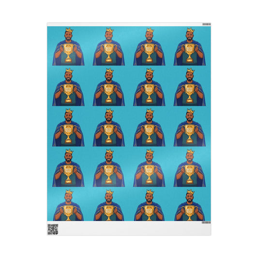 Best Dad Ever Superhero Wrapping Paper — Father's Day Gift Wrap
