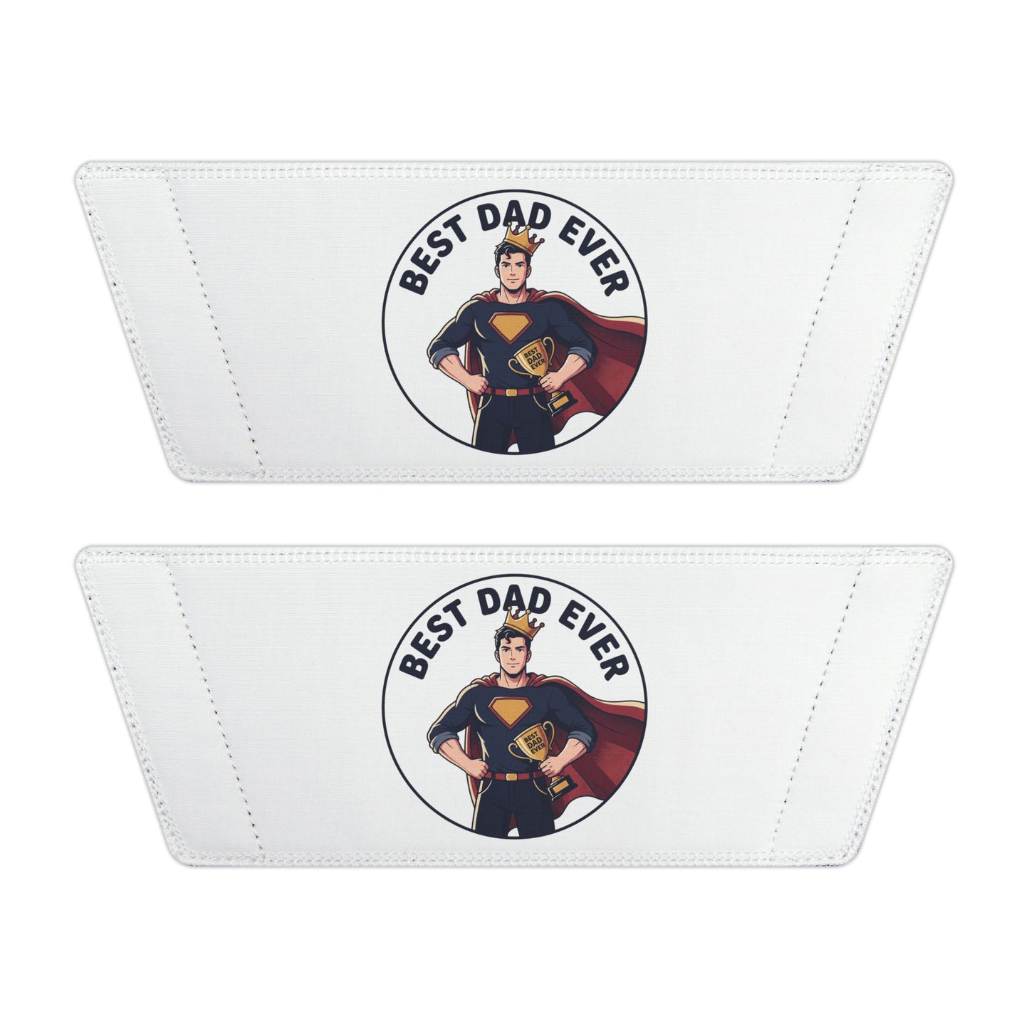 Slide Sandals — Best dad Graphic Removable-Strap Pool Slides