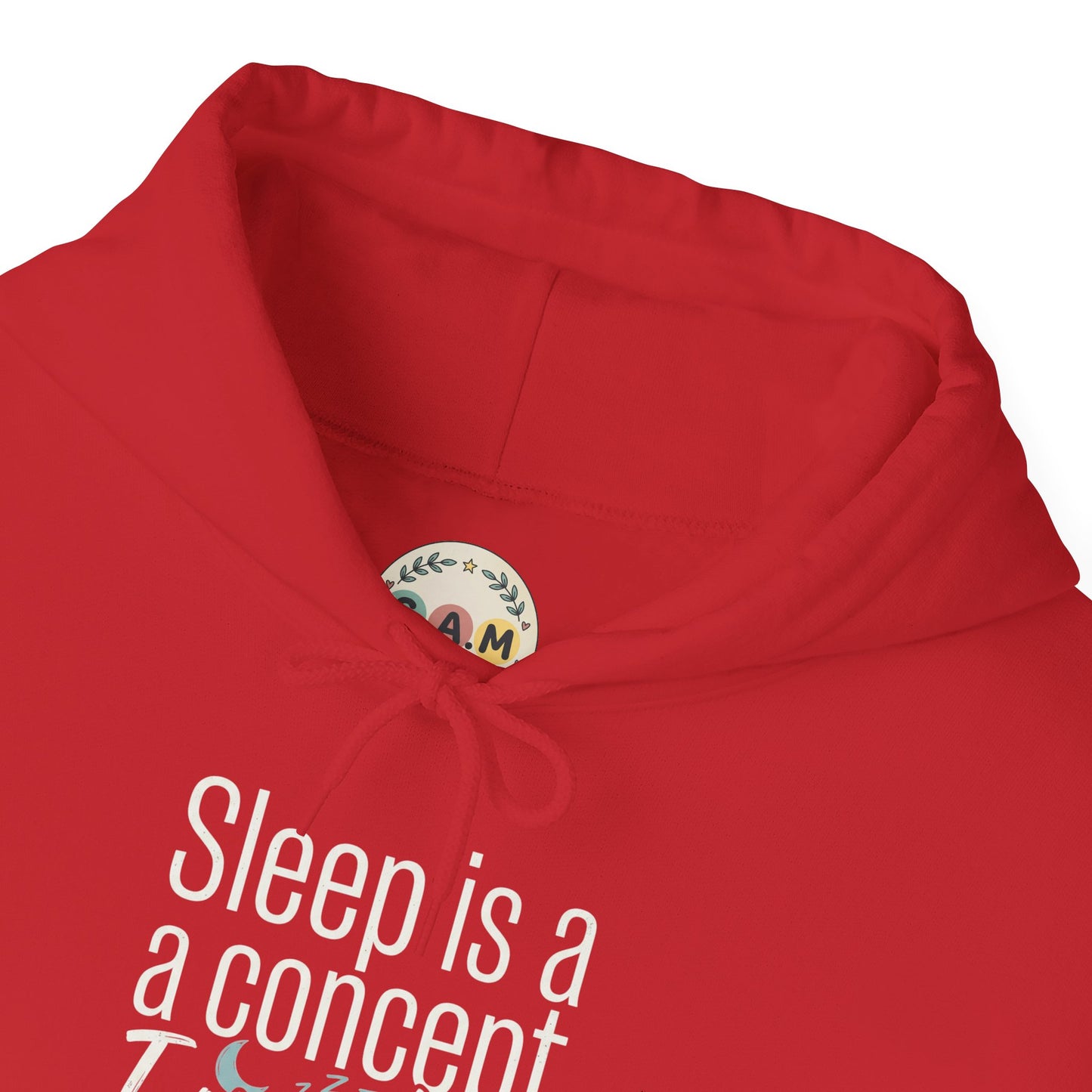 Sleep Is a Concept Hoodie – Funny Insomnia Quote Pullover
