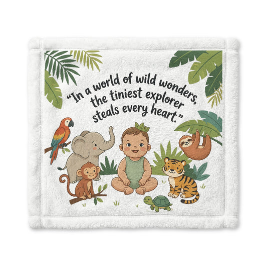 Minky Baby Lovey Blanket