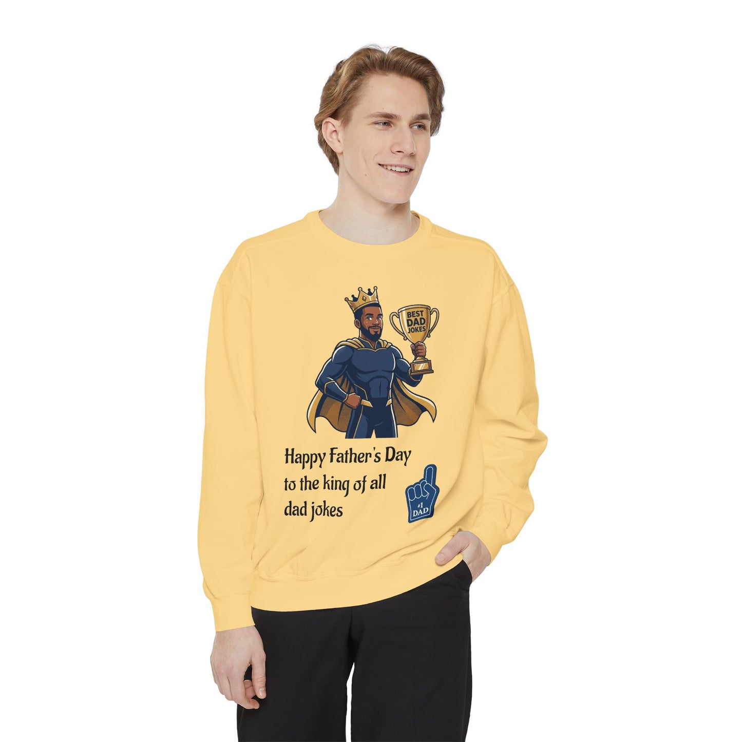 King of Dad Jokes Sweatshirt | Father's Day Dad Joke Tee