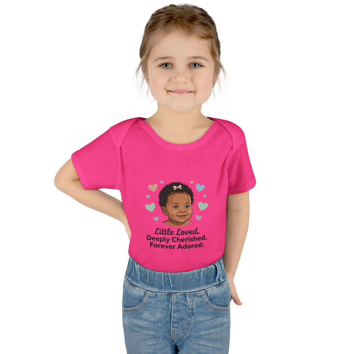 Little Loved Infant Bodysuit — "Little Loved. Deeply Cherished. Forever Adored." Baby Onesie