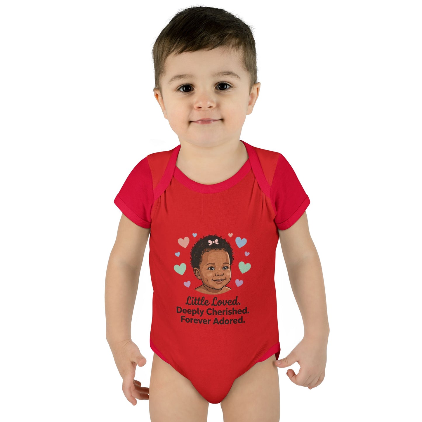 Little Loved Infant Bodysuit — "Little Loved. Deeply Cherished. Forever Adored." Baby Onesie