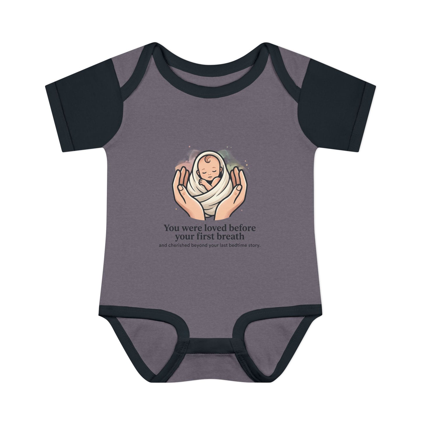 You Were Loved Before Your First Breath Infant Bodysuit – Newborn Keepsake