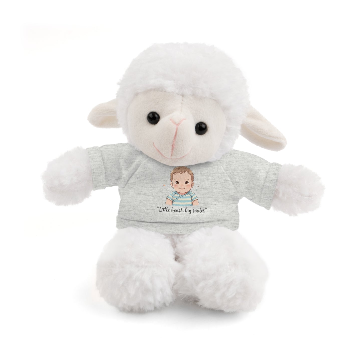 Baby Boy Stuffies with 'Little loved, big smile' Tee