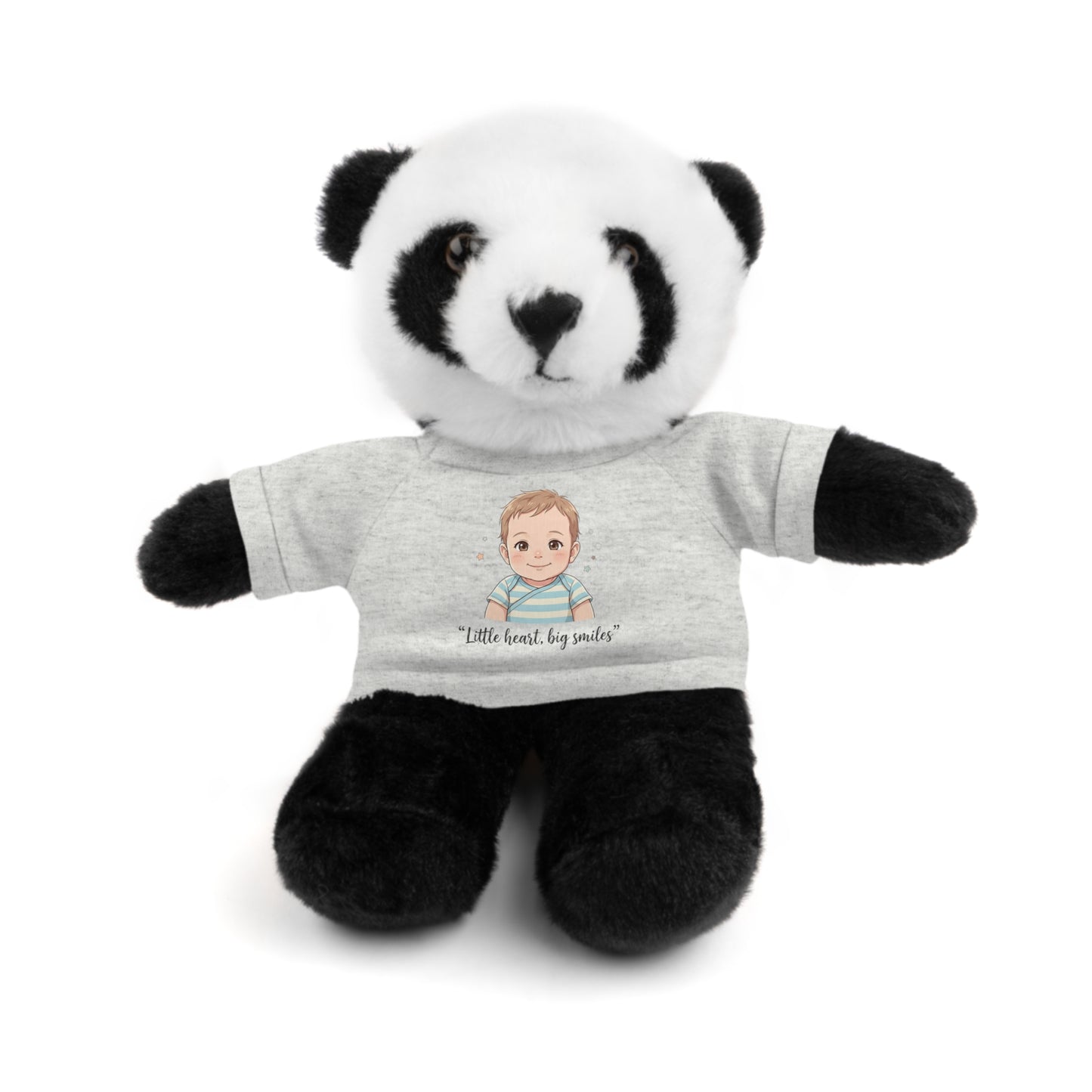 Baby Boy Stuffies with 'Little loved, big smile' Tee