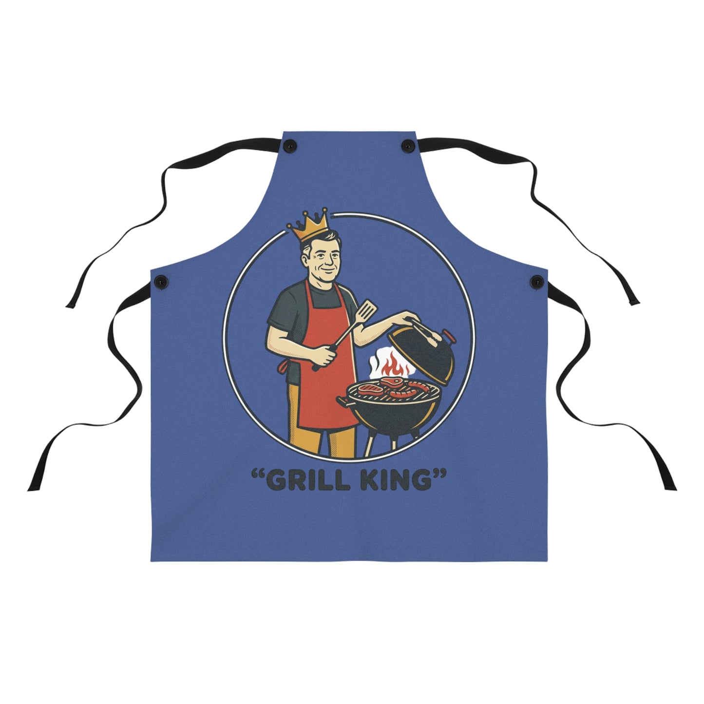 Dad's BBQ King Apron