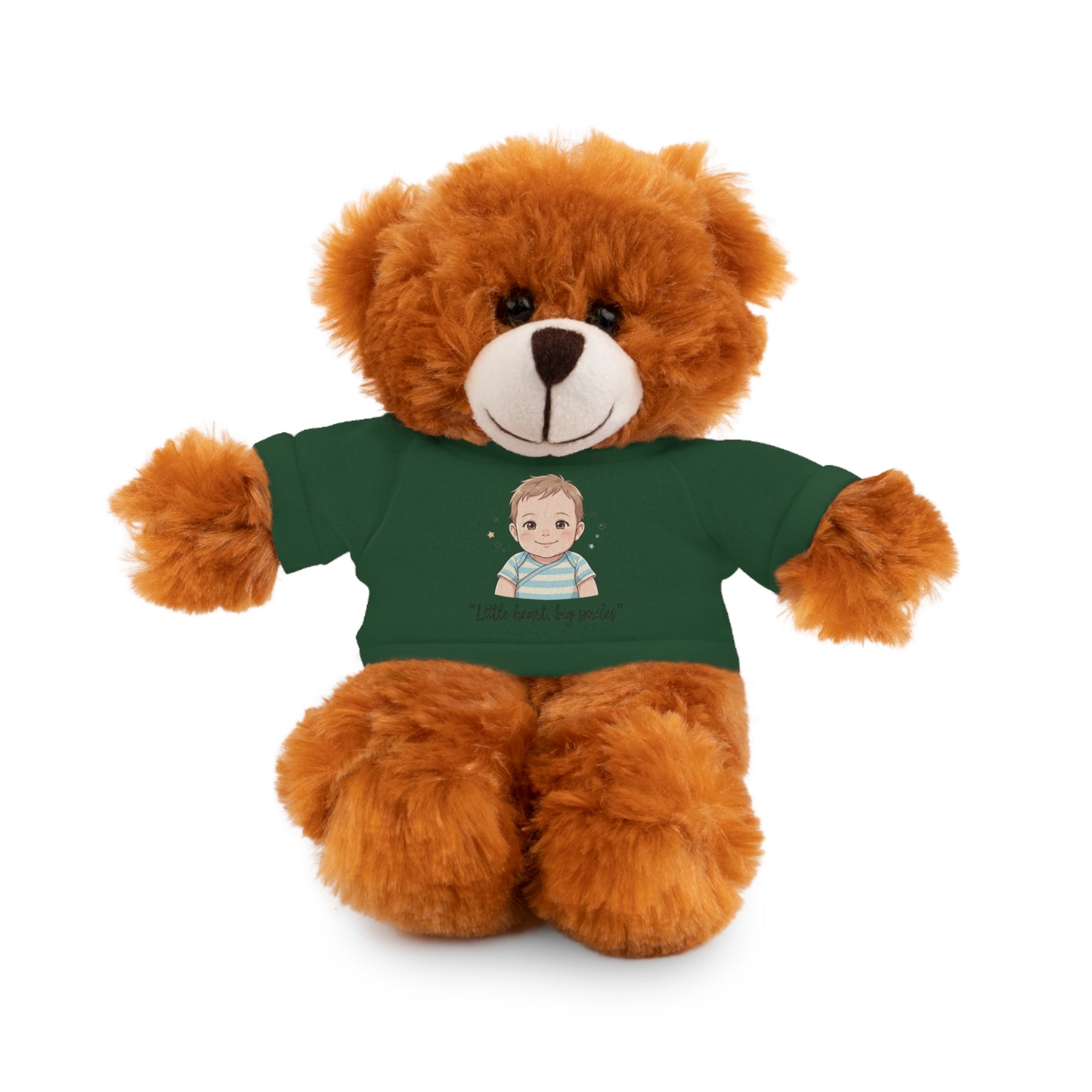 Baby Boy Stuffies with 'Little loved, big smile' Tee