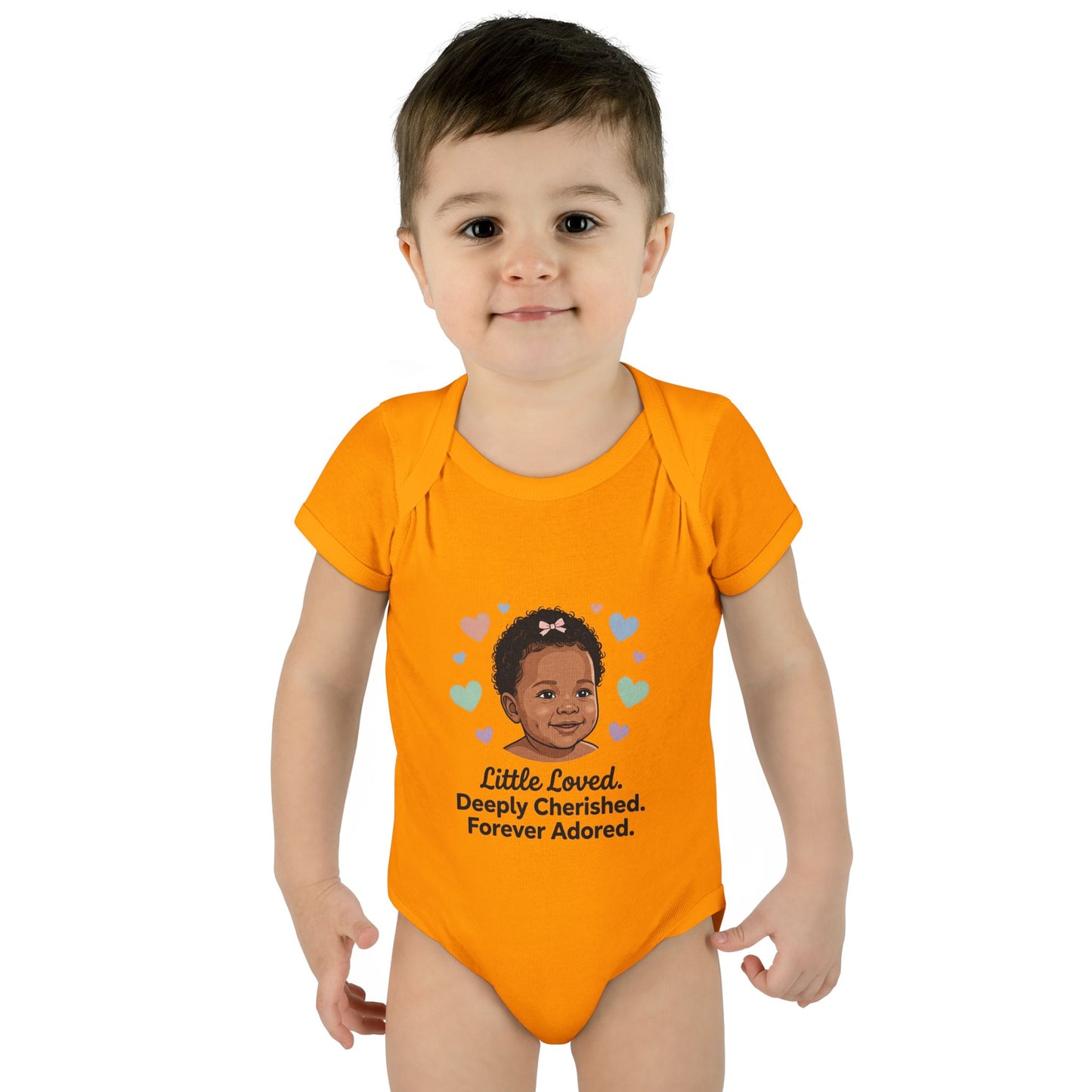 Little Loved Infant Bodysuit — "Little Loved. Deeply Cherished. Forever Adored." Baby Onesie