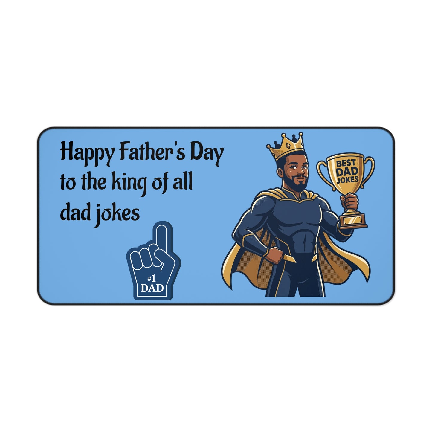 Father's Day Desk Mat | Best Dad Trophy Mouse Pad