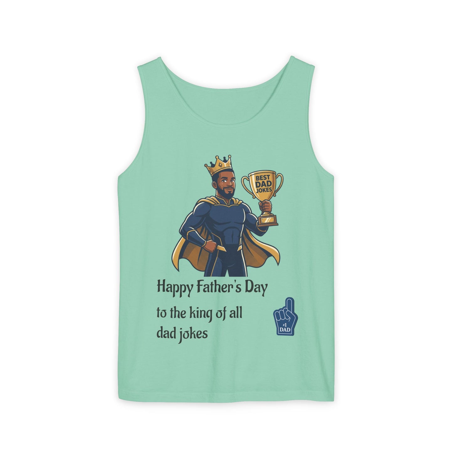 King of Dad Jokes tank top | Father's Day funny dad joke tee