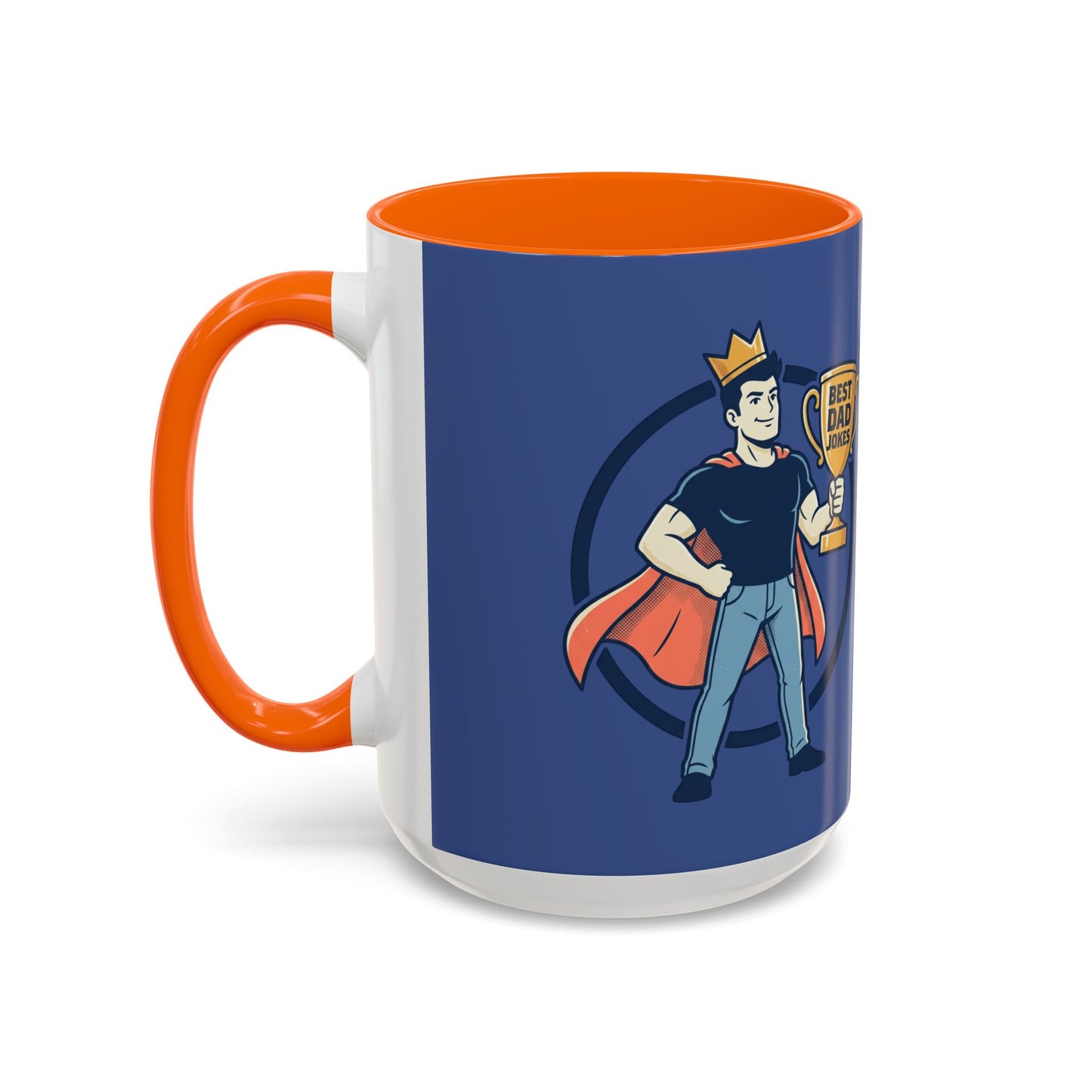 Best Dad Jokes Mug | Father's Day Coffee Mug, Accent Two-Tone