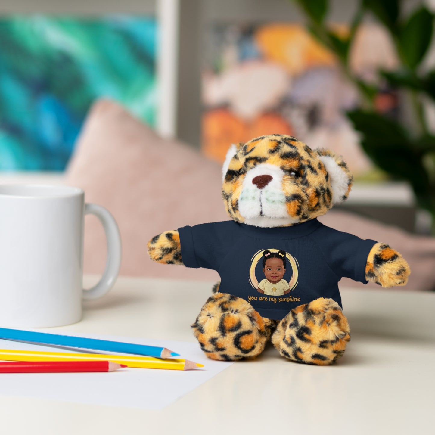 Baby Girl Stuffies with 'You are my sunshine' Tee
