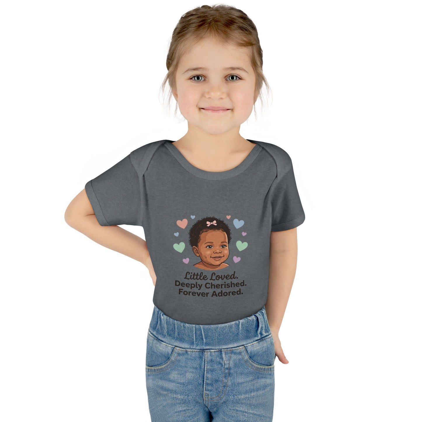Little Loved Infant Bodysuit — "Little Loved. Deeply Cherished. Forever Adored." Baby Onesie