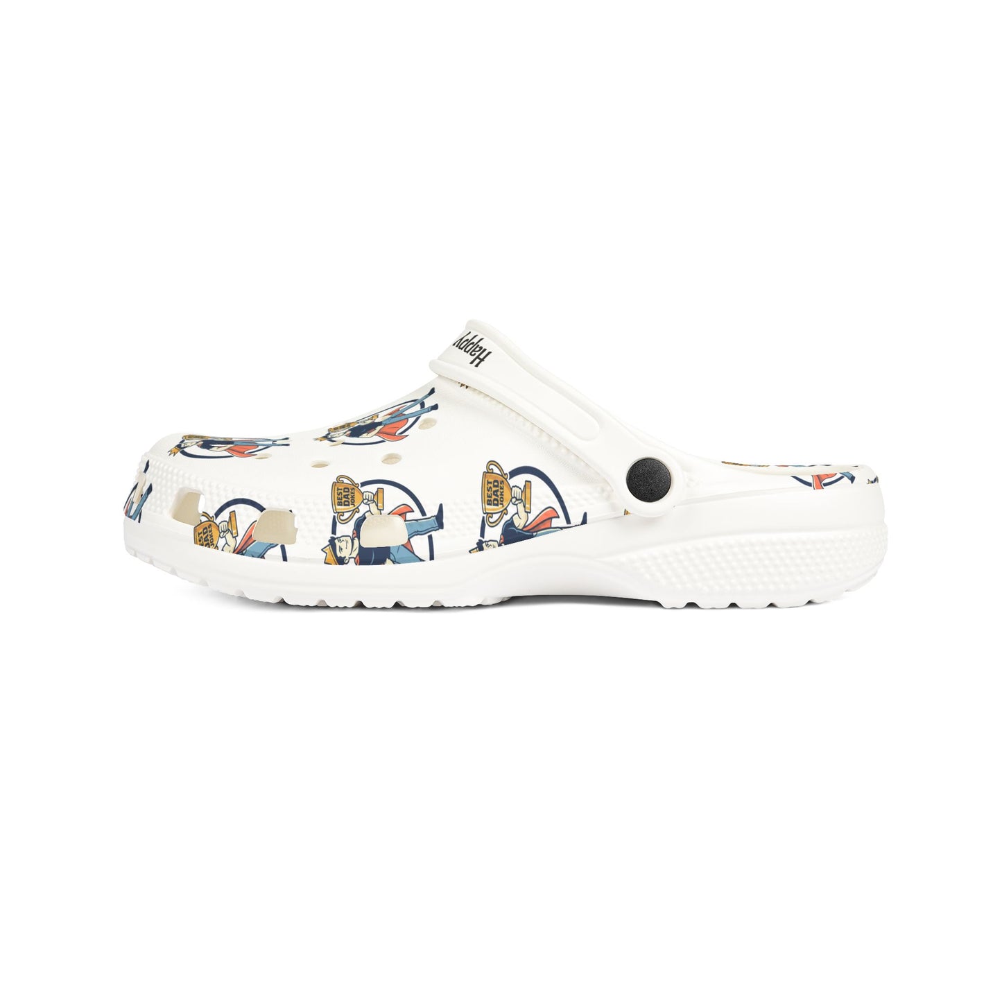 Superhero Dad Foam Rubber Shoes (AOP)
