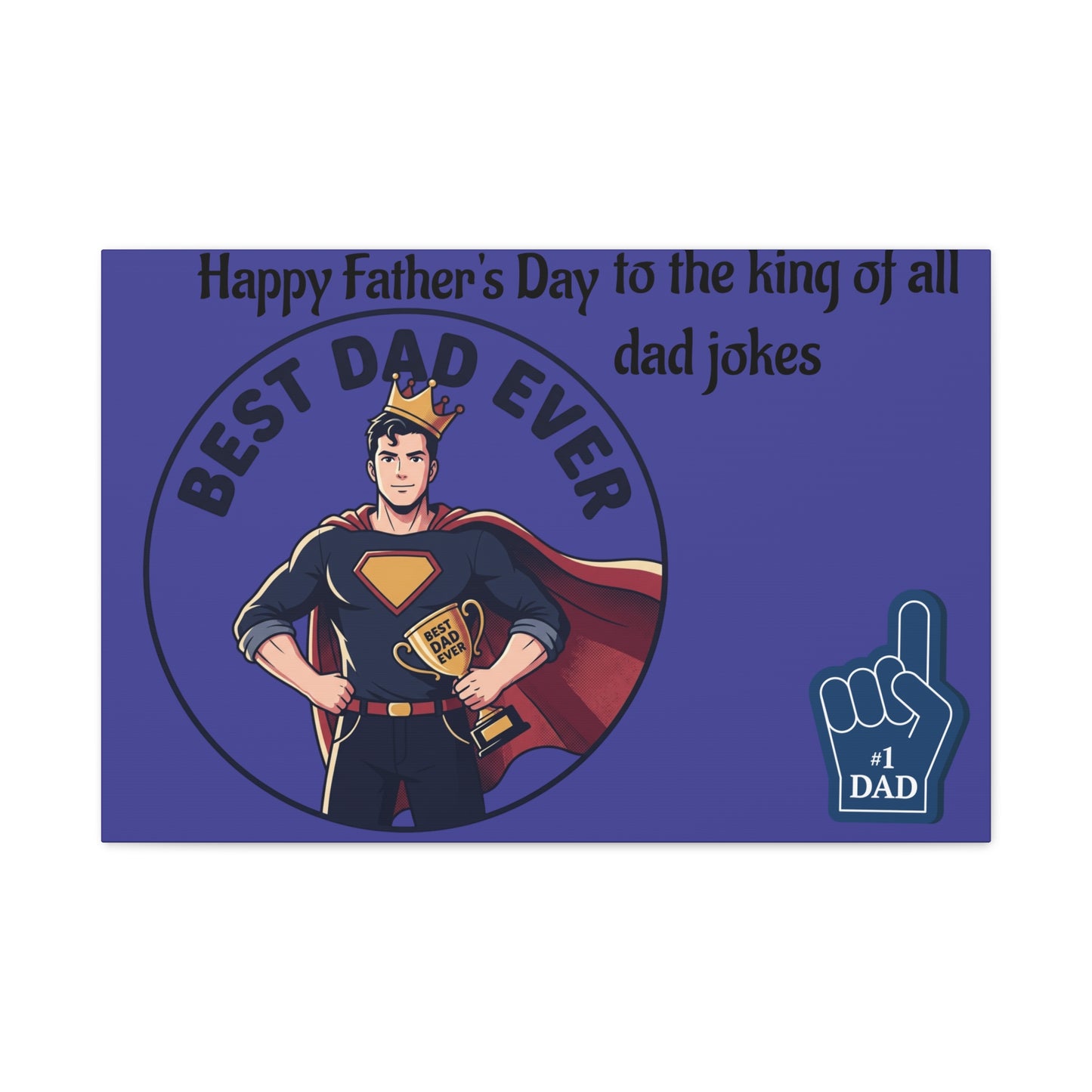 Best Dad Canvas