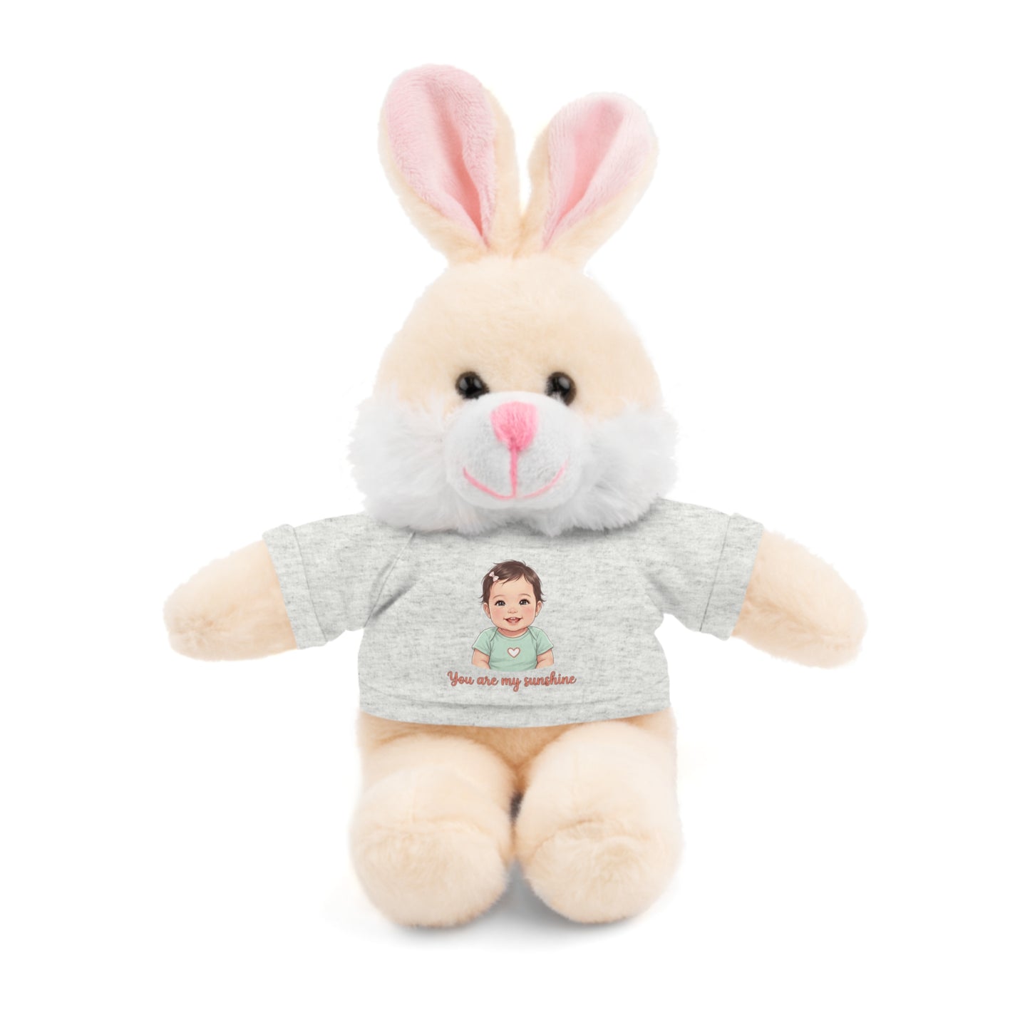 Baby Girl Stuffies with 'You are my sunshine' Tee