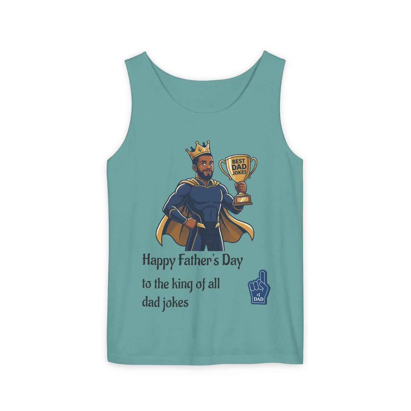 King of Dad Jokes tank top | Father's Day funny dad joke tee