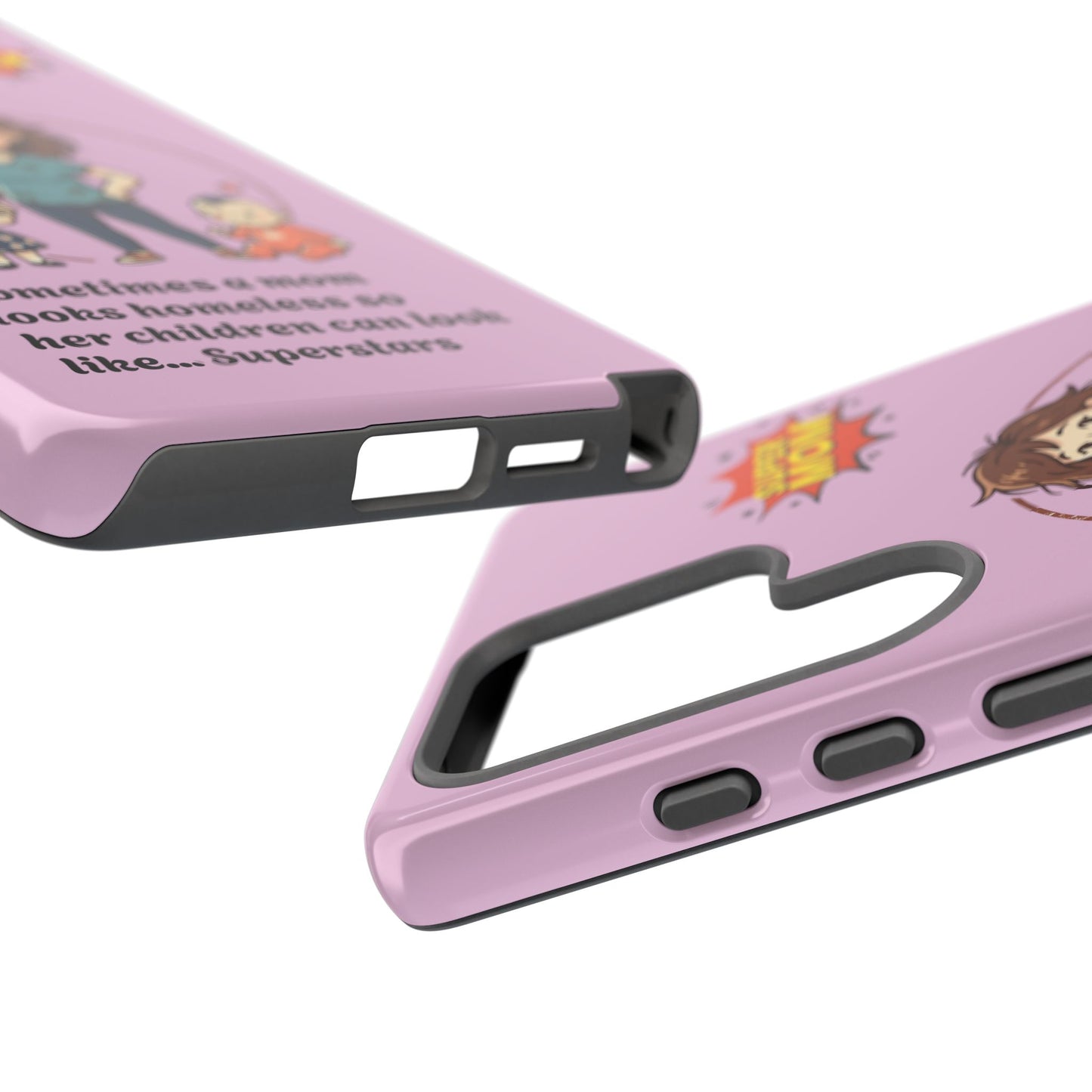 Super Mom Phone Case | Pink Phone Case, Mom Quote