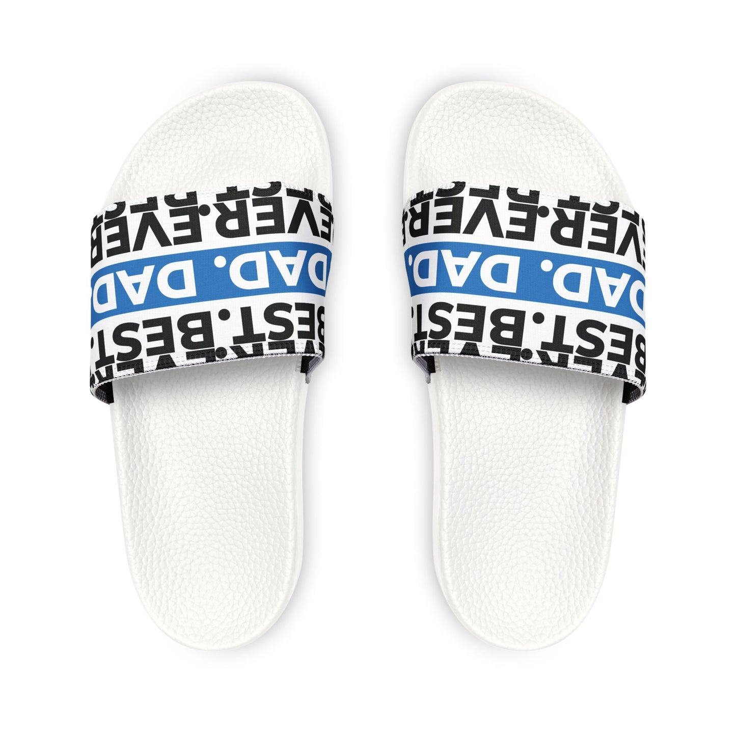 Slide Sandals — Best dad Graphic Removable-Strap Pool Slides