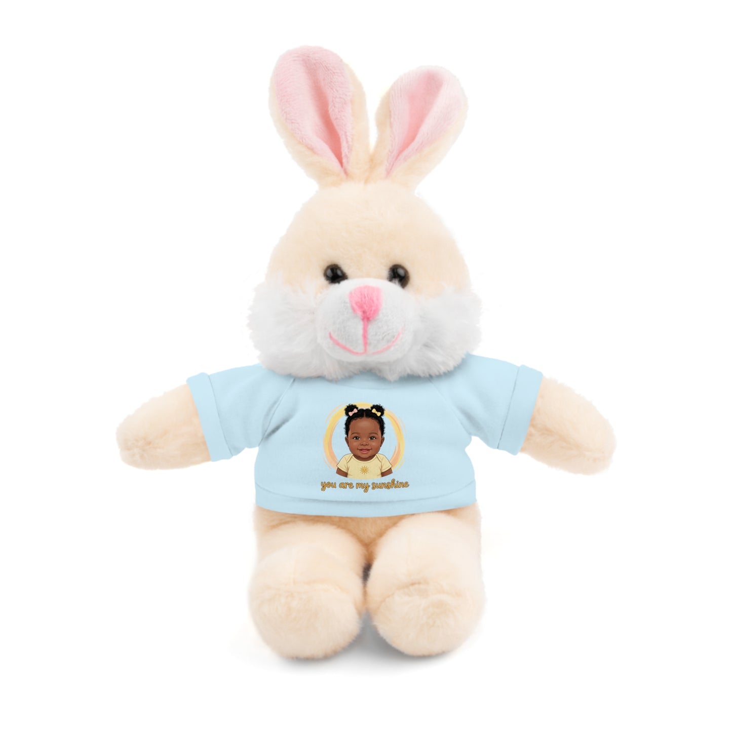 Baby Girl Stuffies with 'You are my sunshine' Tee