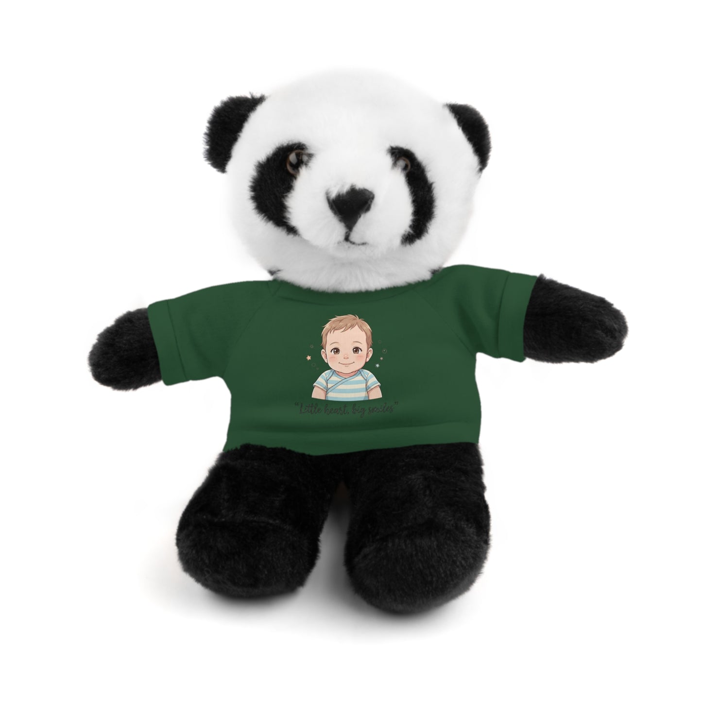 Baby Boy Stuffies with 'Little loved, big smile' Tee