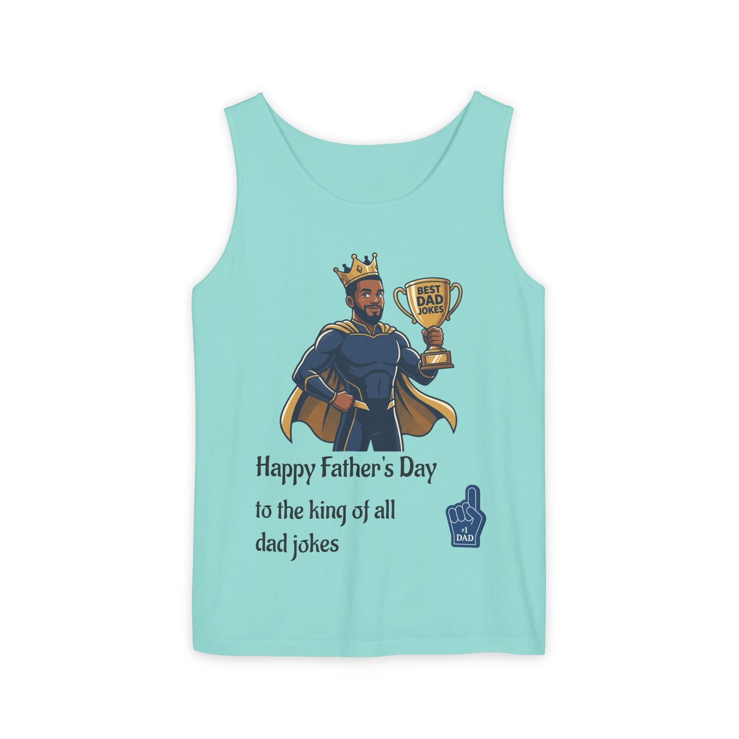 King of Dad Jokes tank top | Father's Day funny dad joke tee