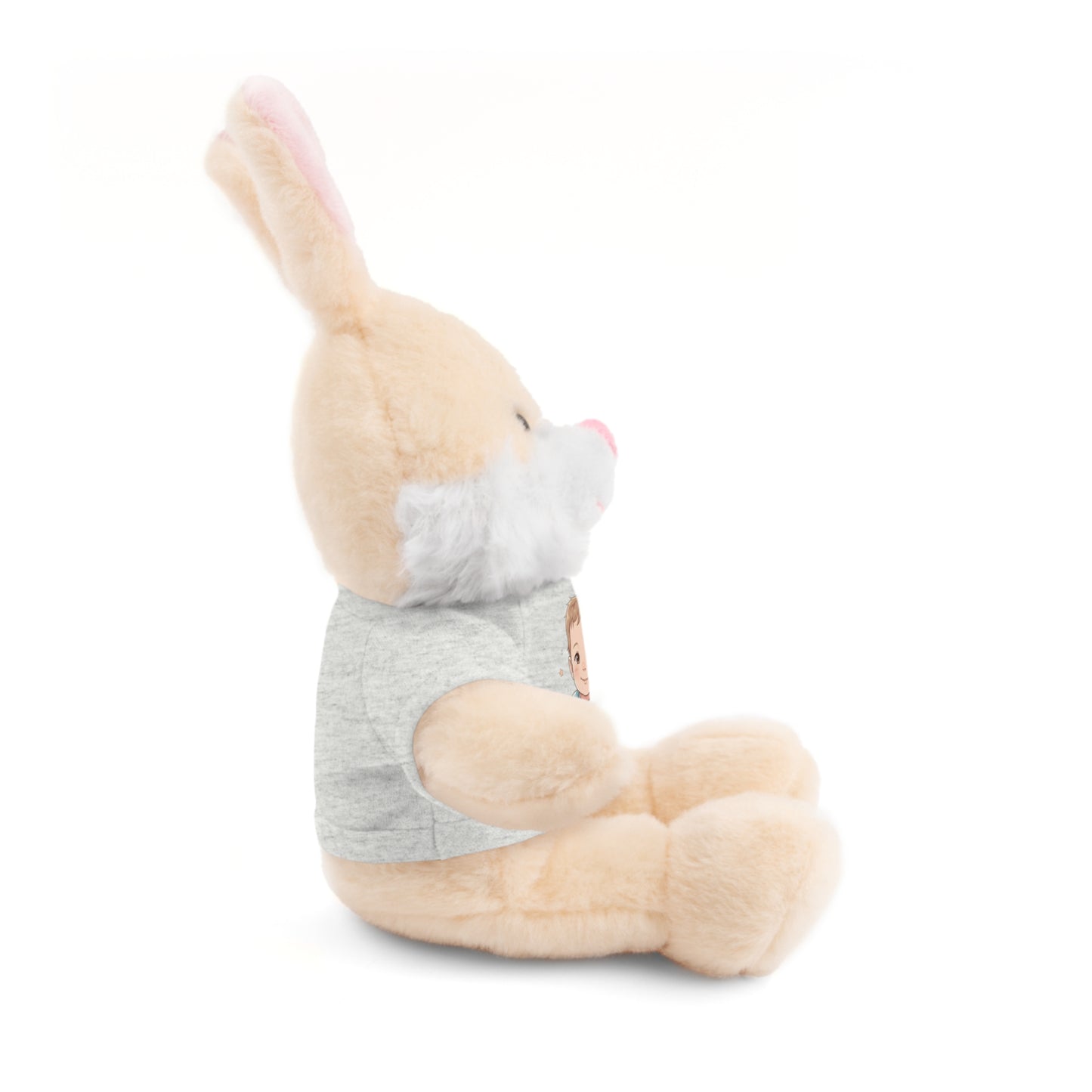 Baby Boy Stuffies with 'Little loved, big smile' Tee
