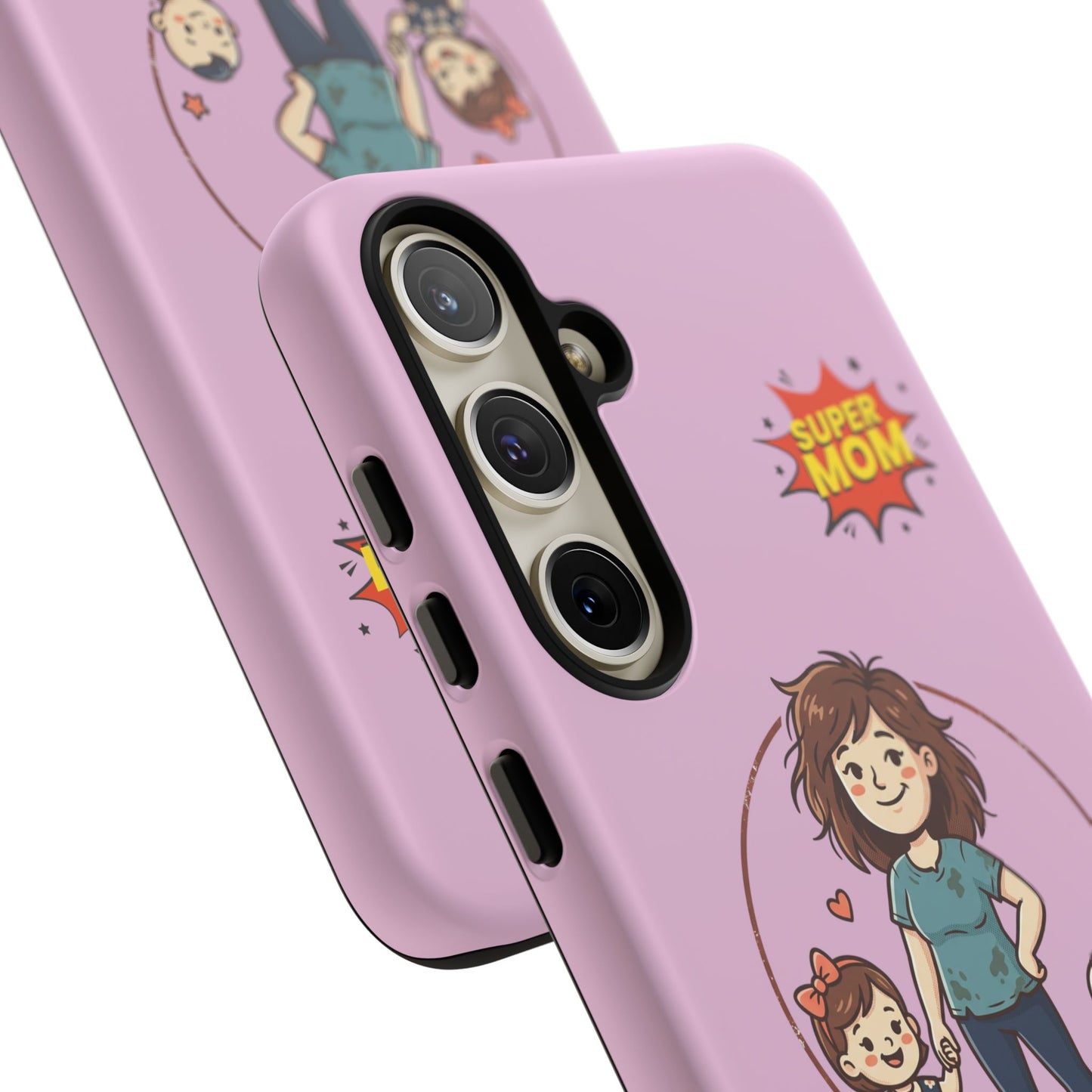 Super Mom Phone Case | Pink Phone Case, Mom Quote