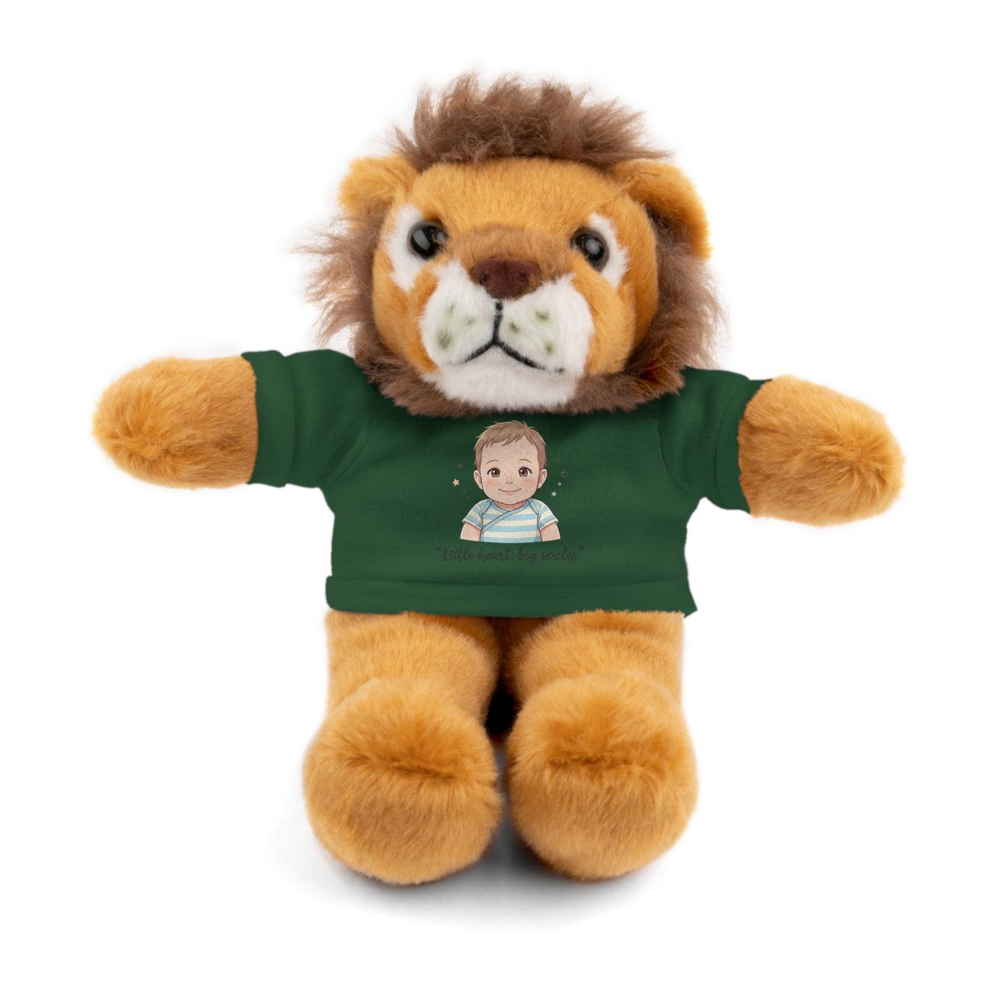 Baby Boy Stuffies with 'Little loved, big smile' Tee