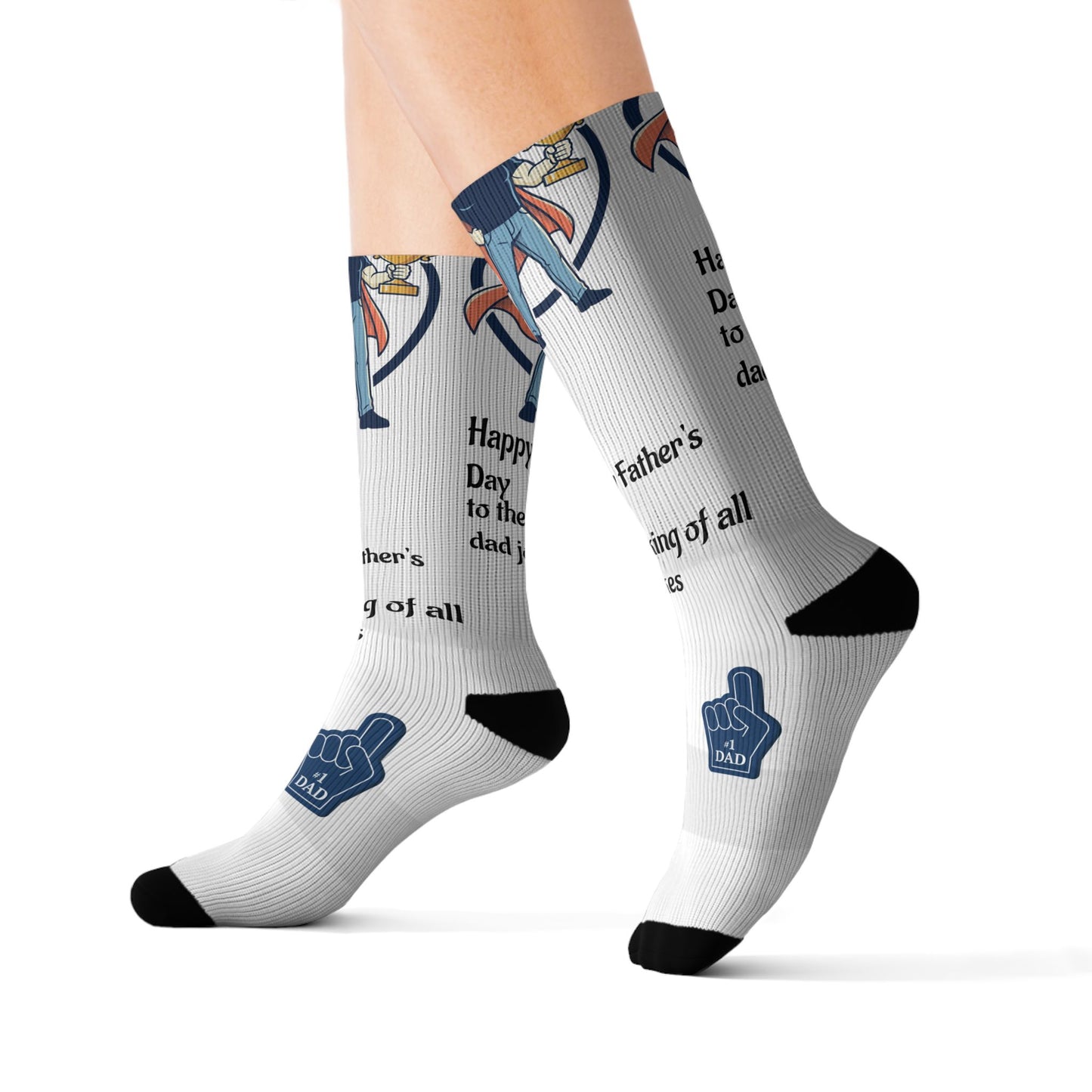 King of Dad Jokes Socks | Fathers Day Novelty