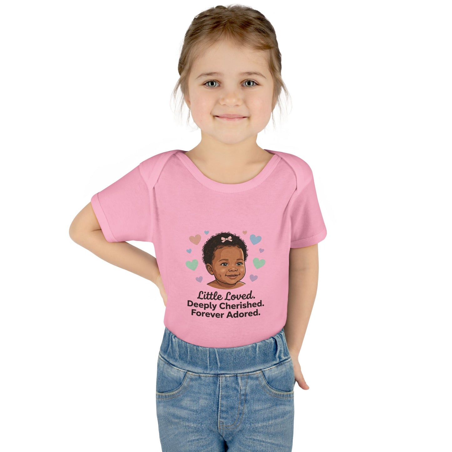 Little Loved Infant Bodysuit — "Little Loved. Deeply Cherished. Forever Adored." Baby Onesie