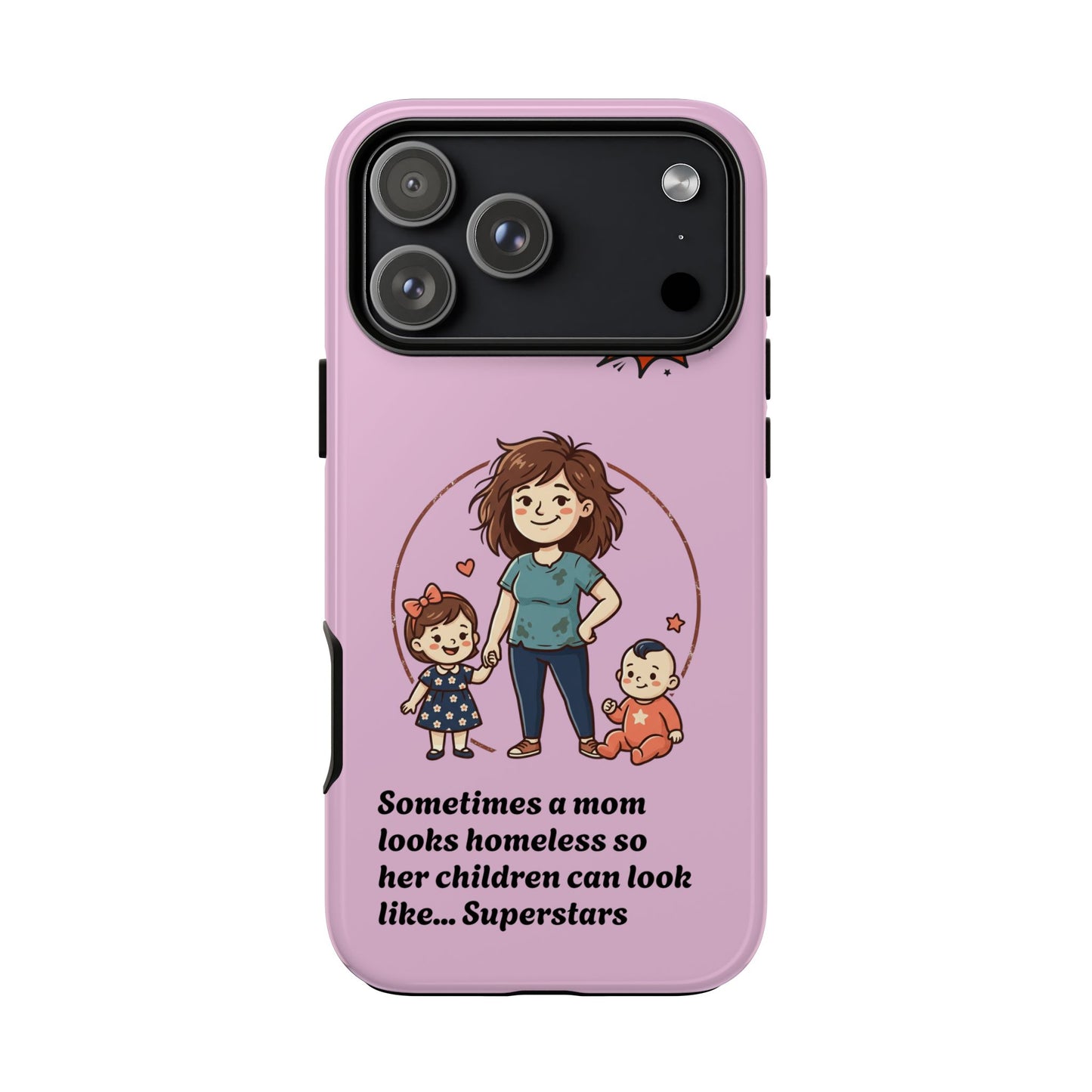 Super Mom Phone Case | Pink Phone Case, Mom Quote
