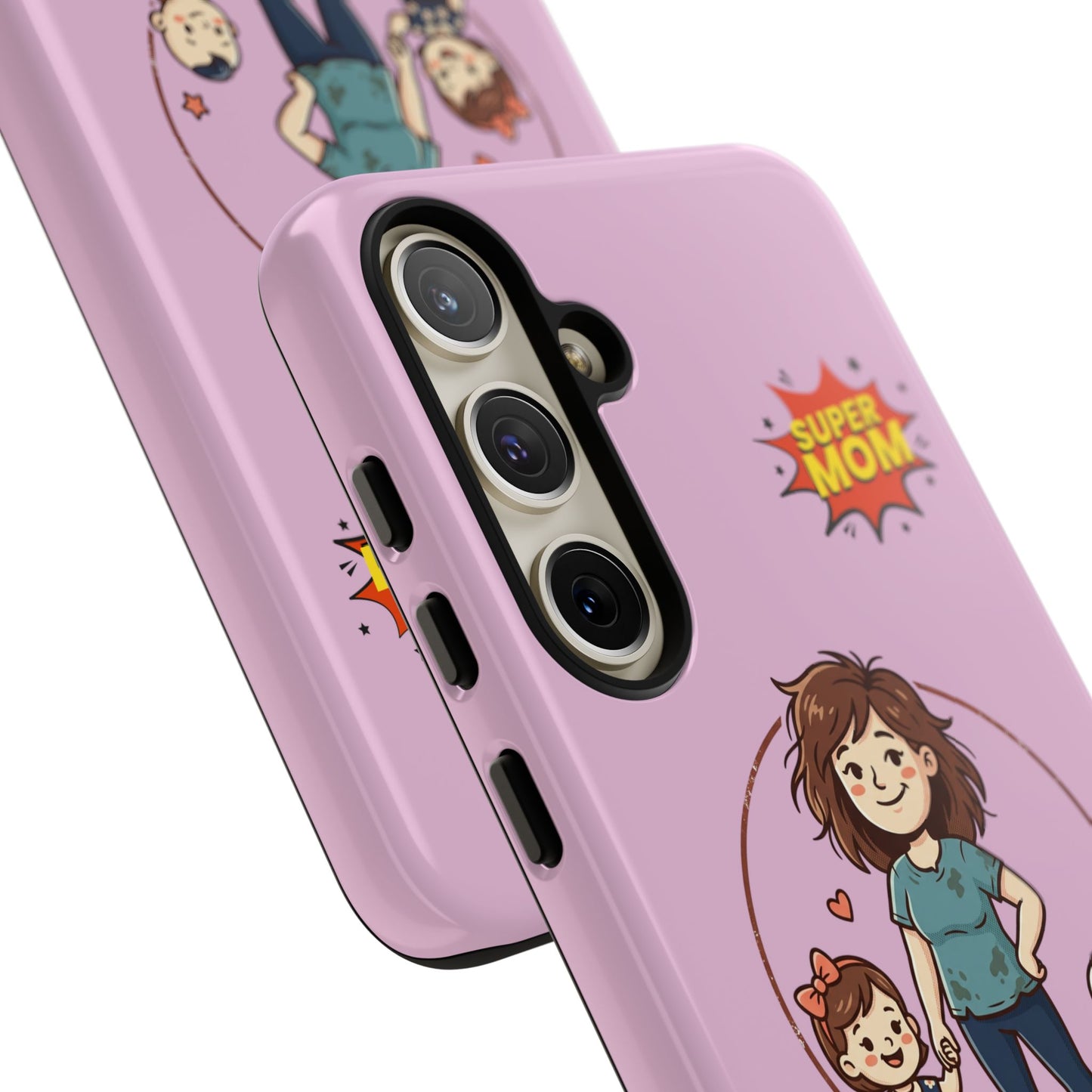 Super Mom Phone Case | Pink Phone Case, Mom Quote