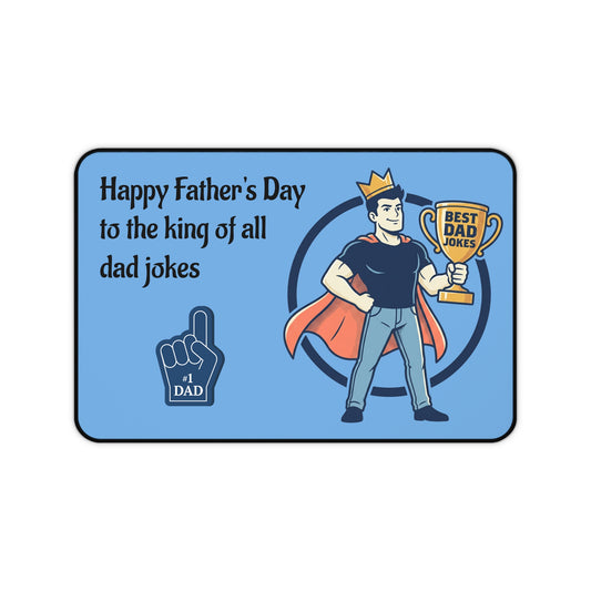Father's Day Desk Mat | Best Dad Trophy Mouse Pad
