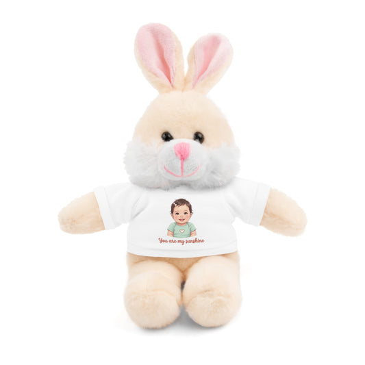 Baby Girl Stuffies with 'You are my sunshine' Tee