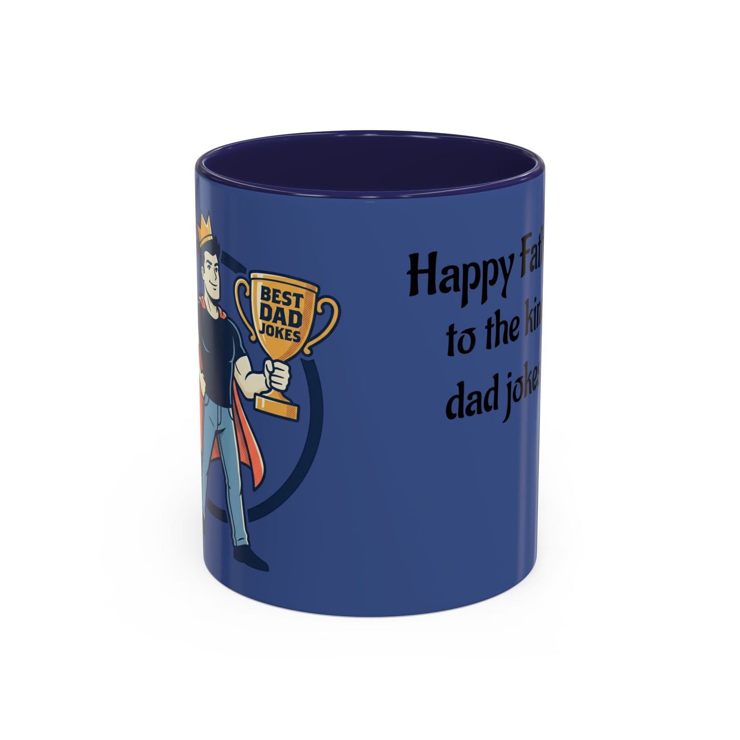 Best Dad Jokes Mug | Father's Day Coffee Mug, Accent Two-Tone
