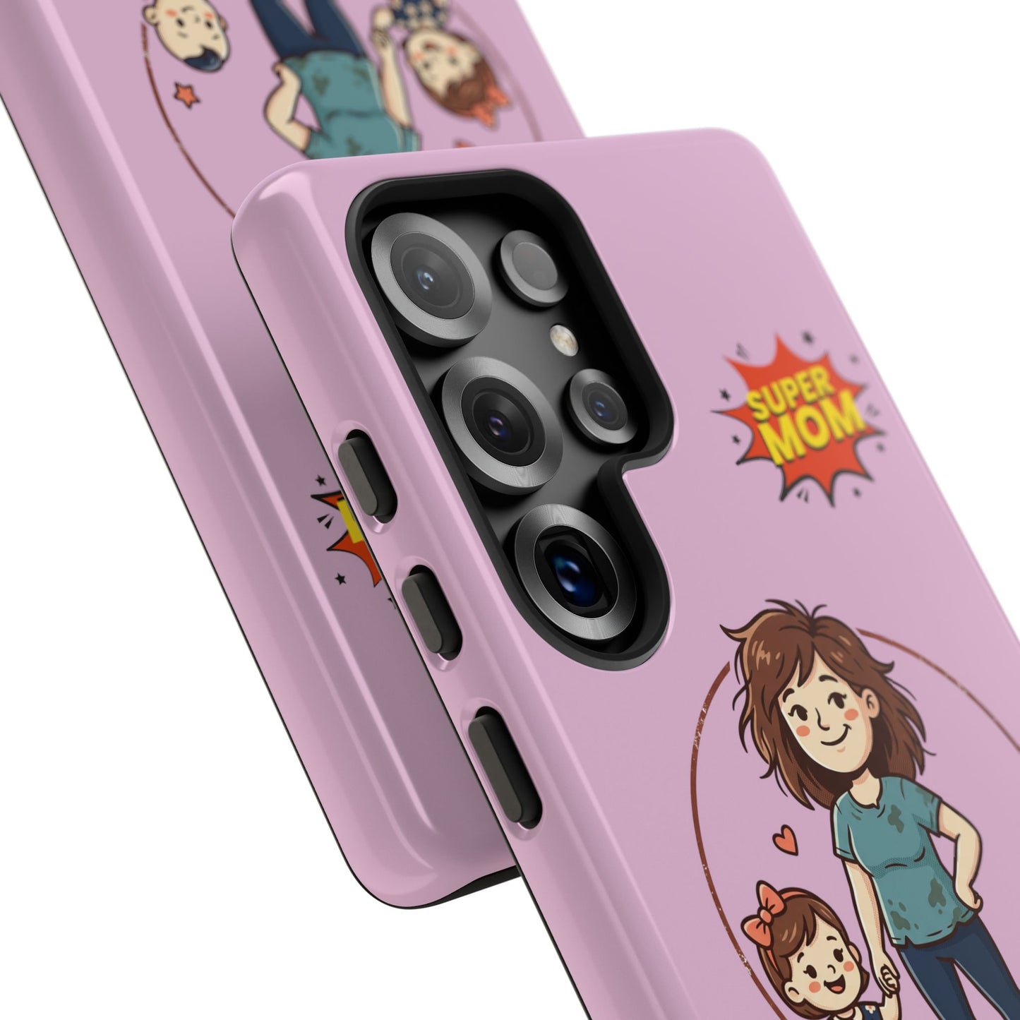 Super Mom Phone Case | Pink Phone Case, Mom Quote