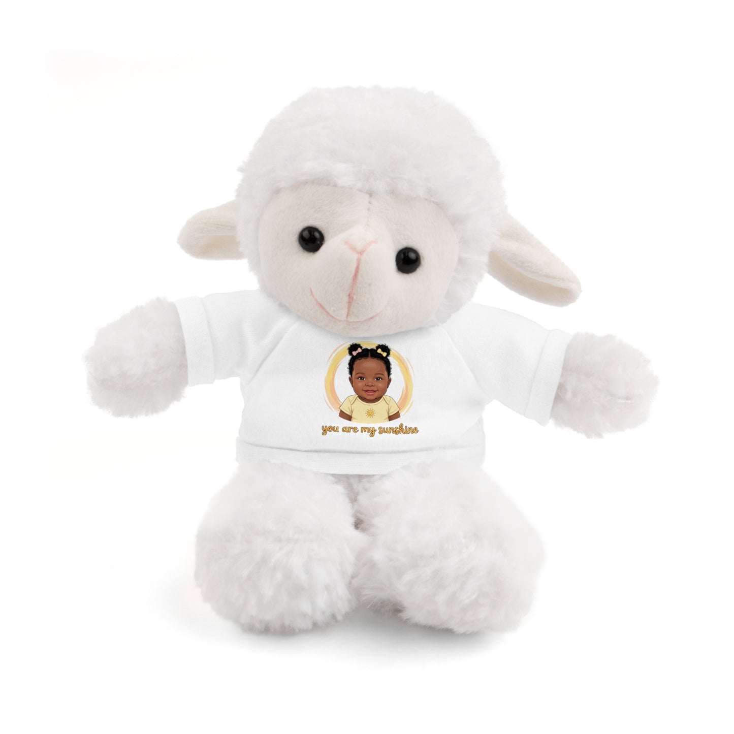Baby Girl Stuffies with 'You are my sunshine' Tee