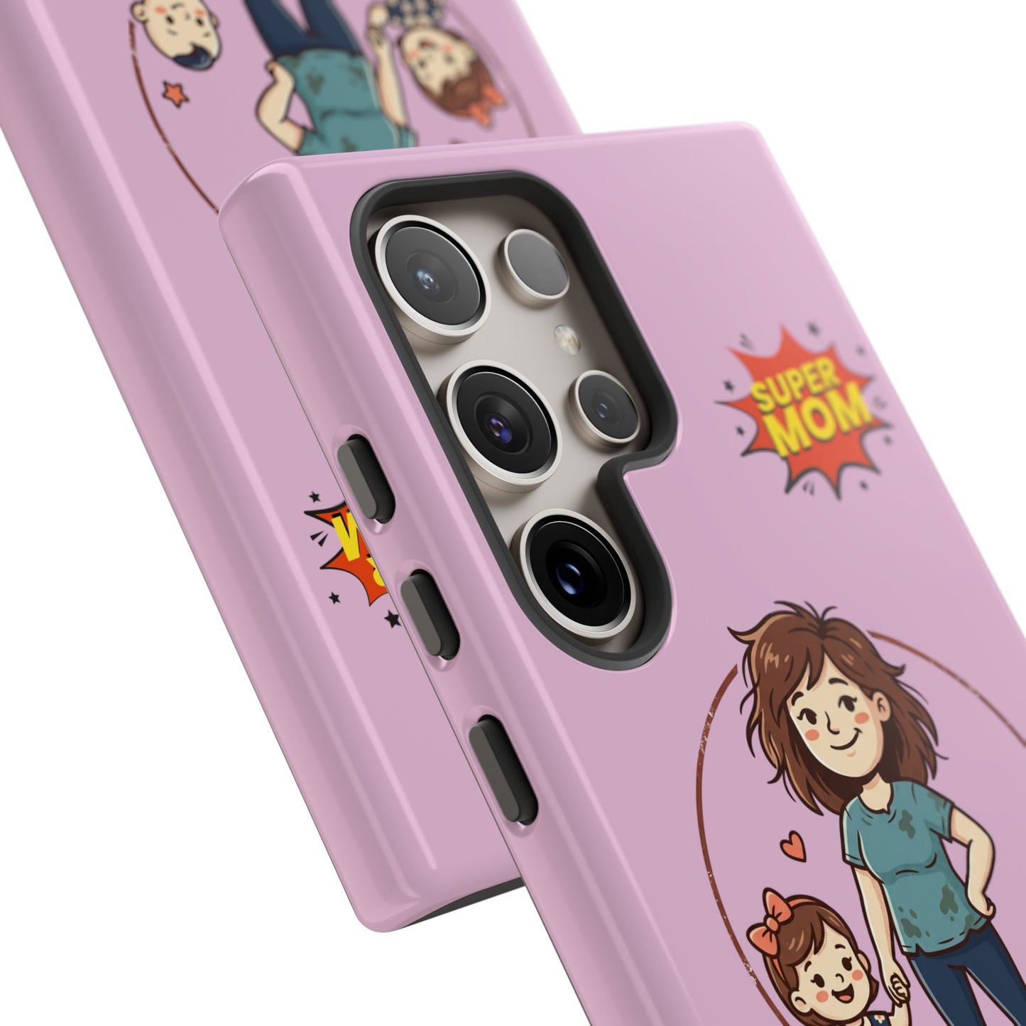 Super Mom Phone Case | Pink Phone Case, Mom Quote