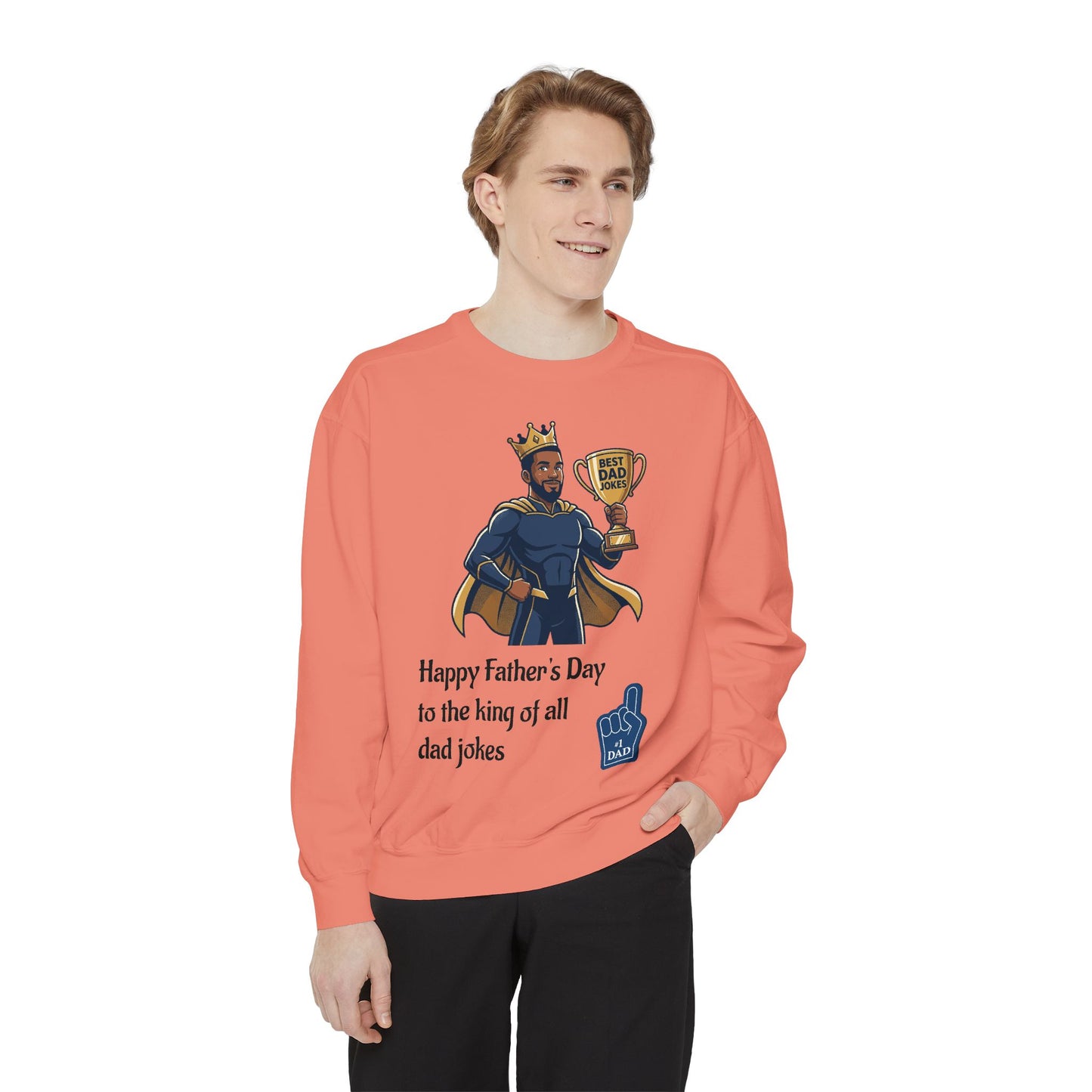 King of Dad Jokes Sweatshirt | Father's Day Dad Joke Tee