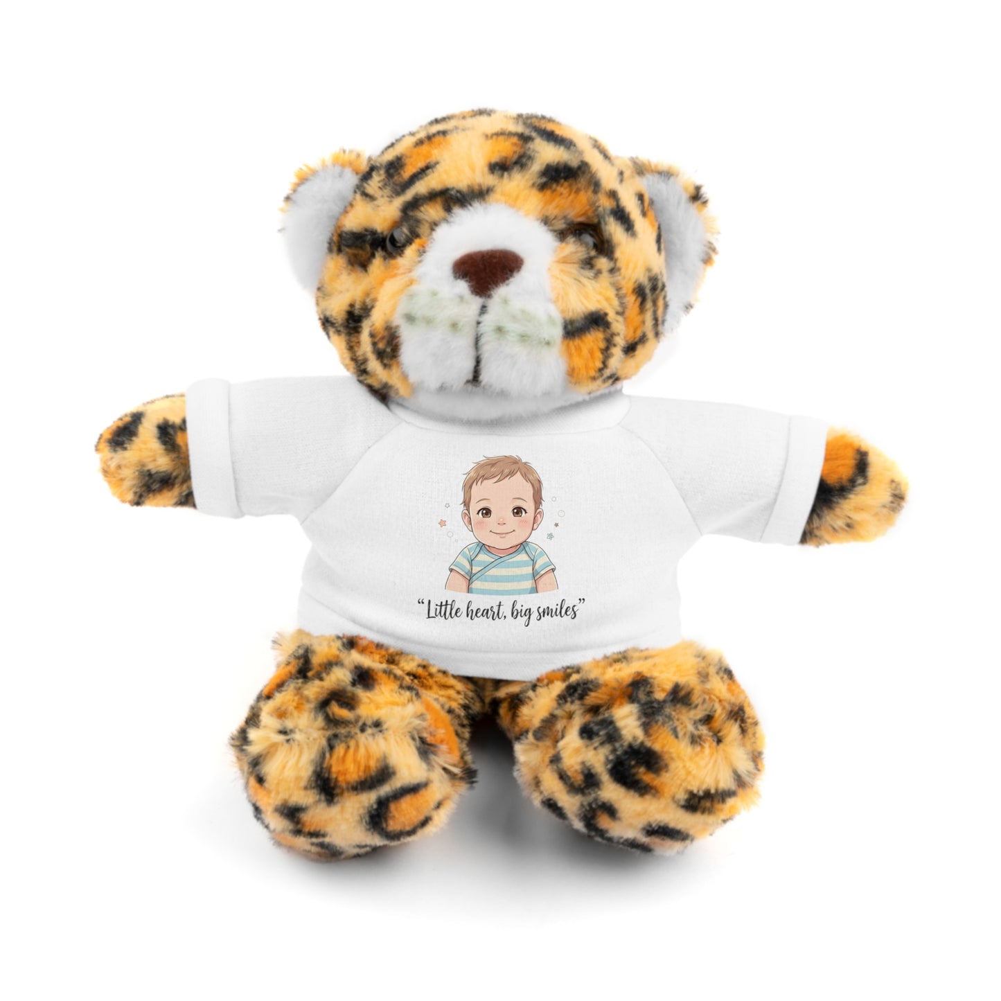 Baby Boy Stuffies with 'Little loved, big smile' Tee