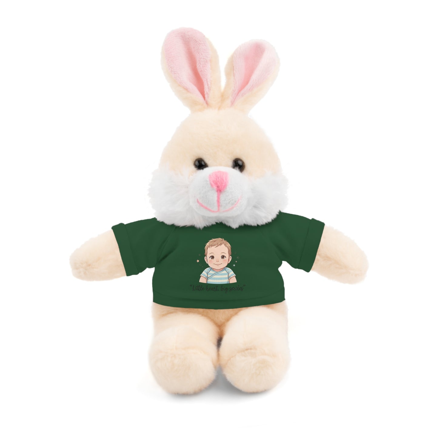 Baby Boy Stuffies with 'Little loved, big smile' Tee