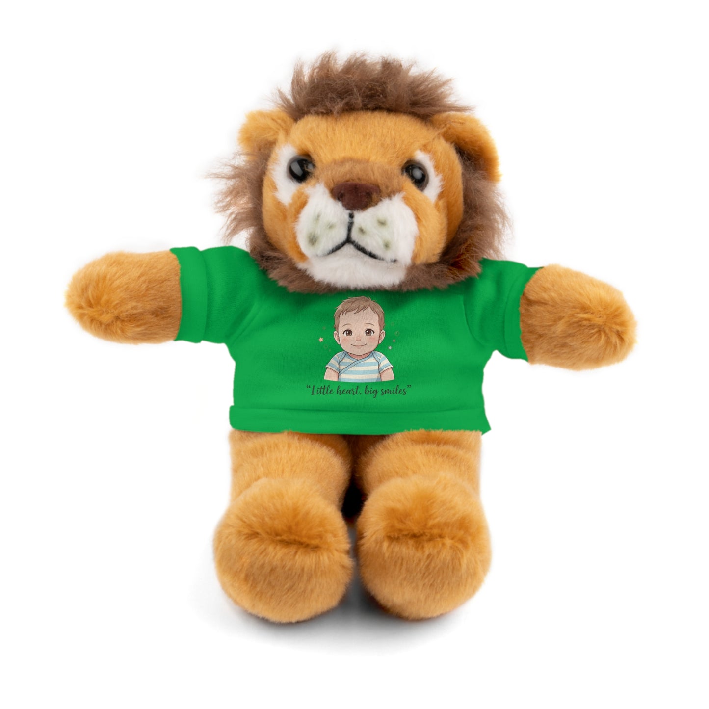 Baby Boy Stuffies with 'Little loved, big smile' Tee
