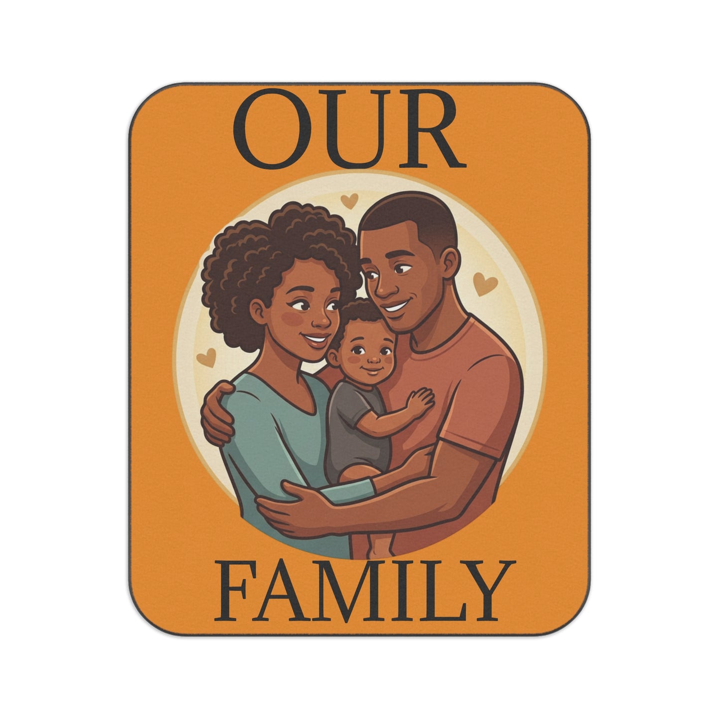 Our Family Picnic Blanket – Family Illustration Outdoor Blanket