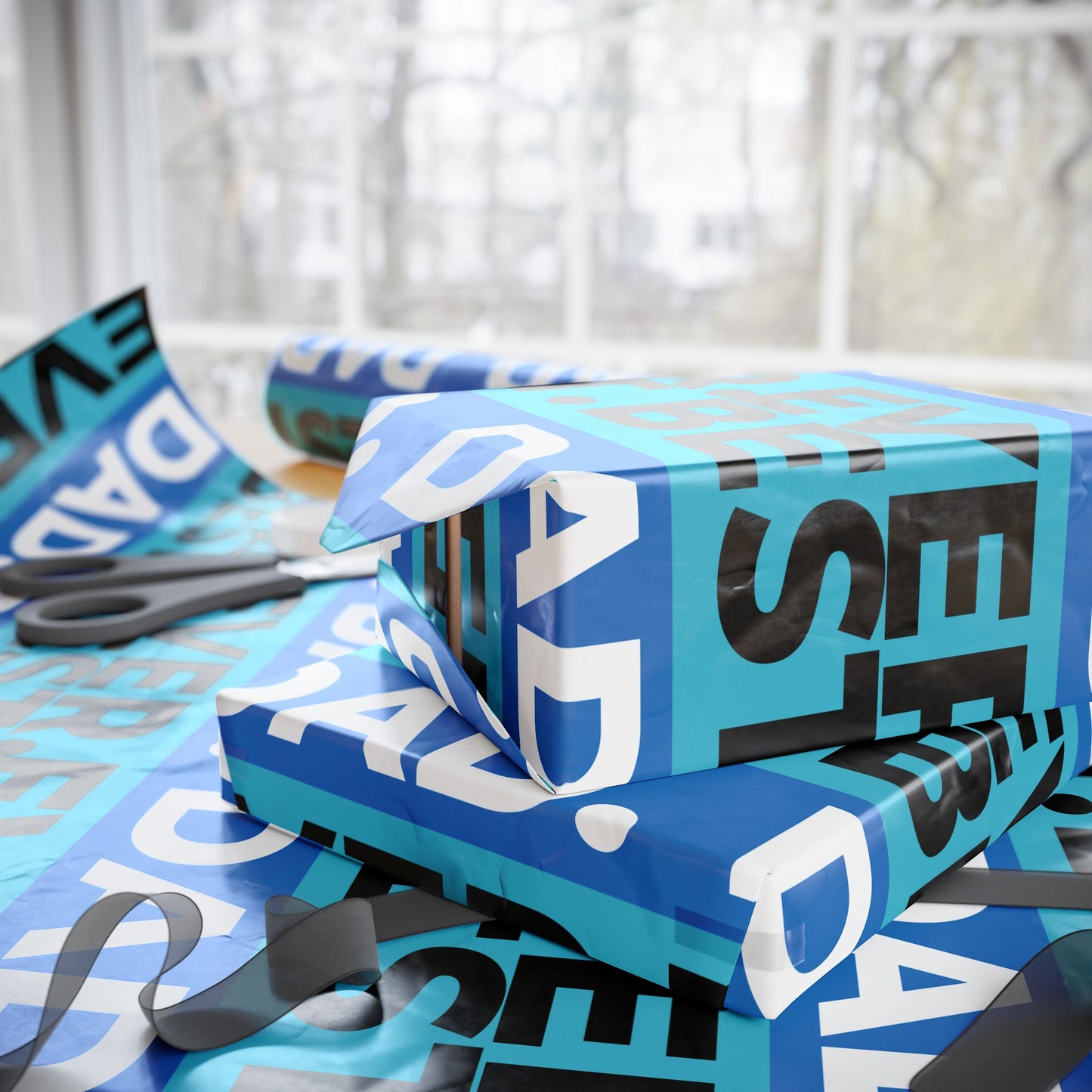 Best Dad Ever Wrapping Paper — Father's Day Gift Wrap