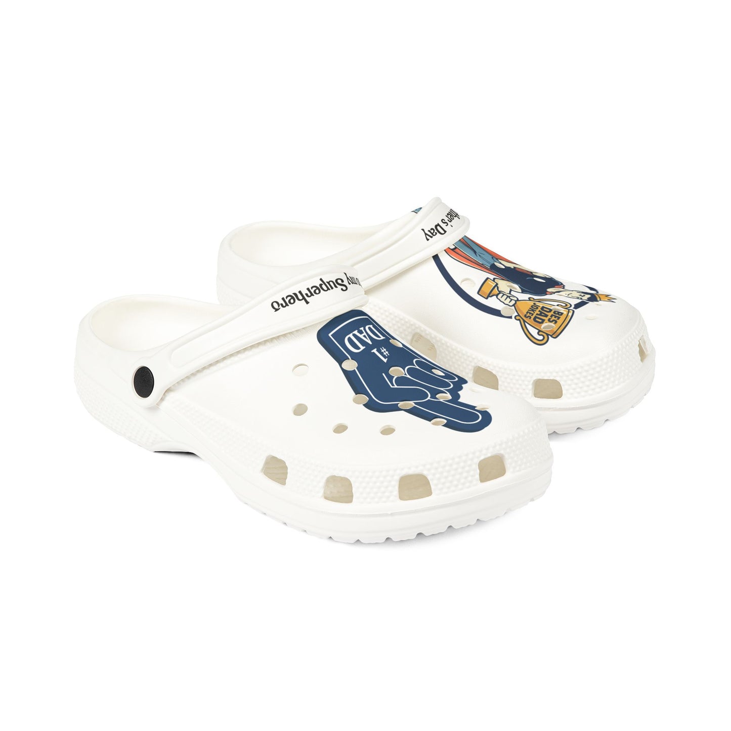 Nr. 1 Dad Foam Rubber Shoes (AOP)