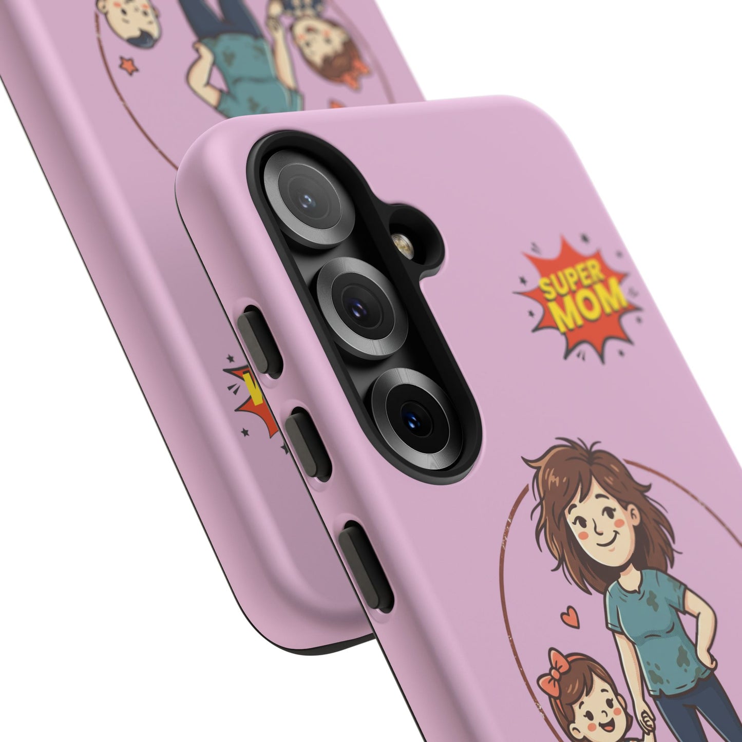 Super Mom Phone Case | Pink Phone Case, Mom Quote
