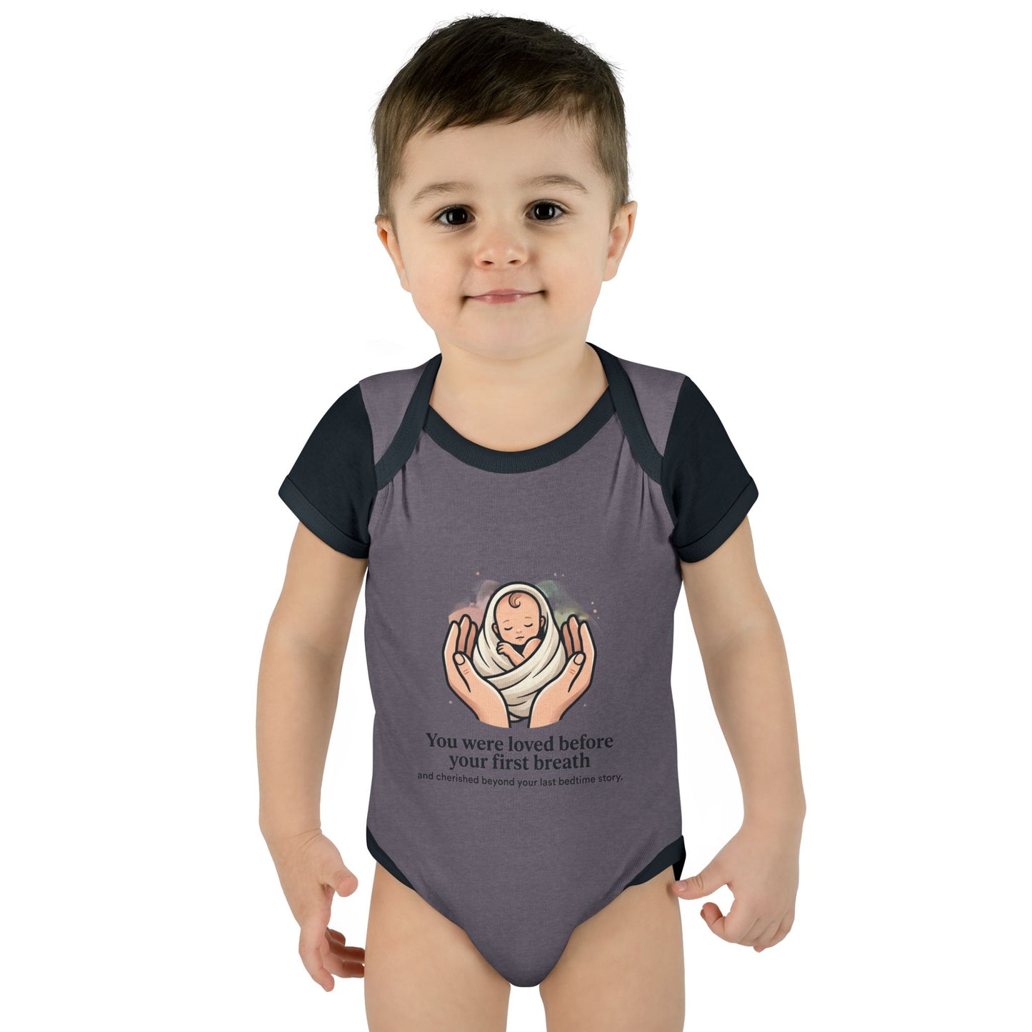 You Were Loved Before Your First Breath Infant Bodysuit – Newborn Keepsake