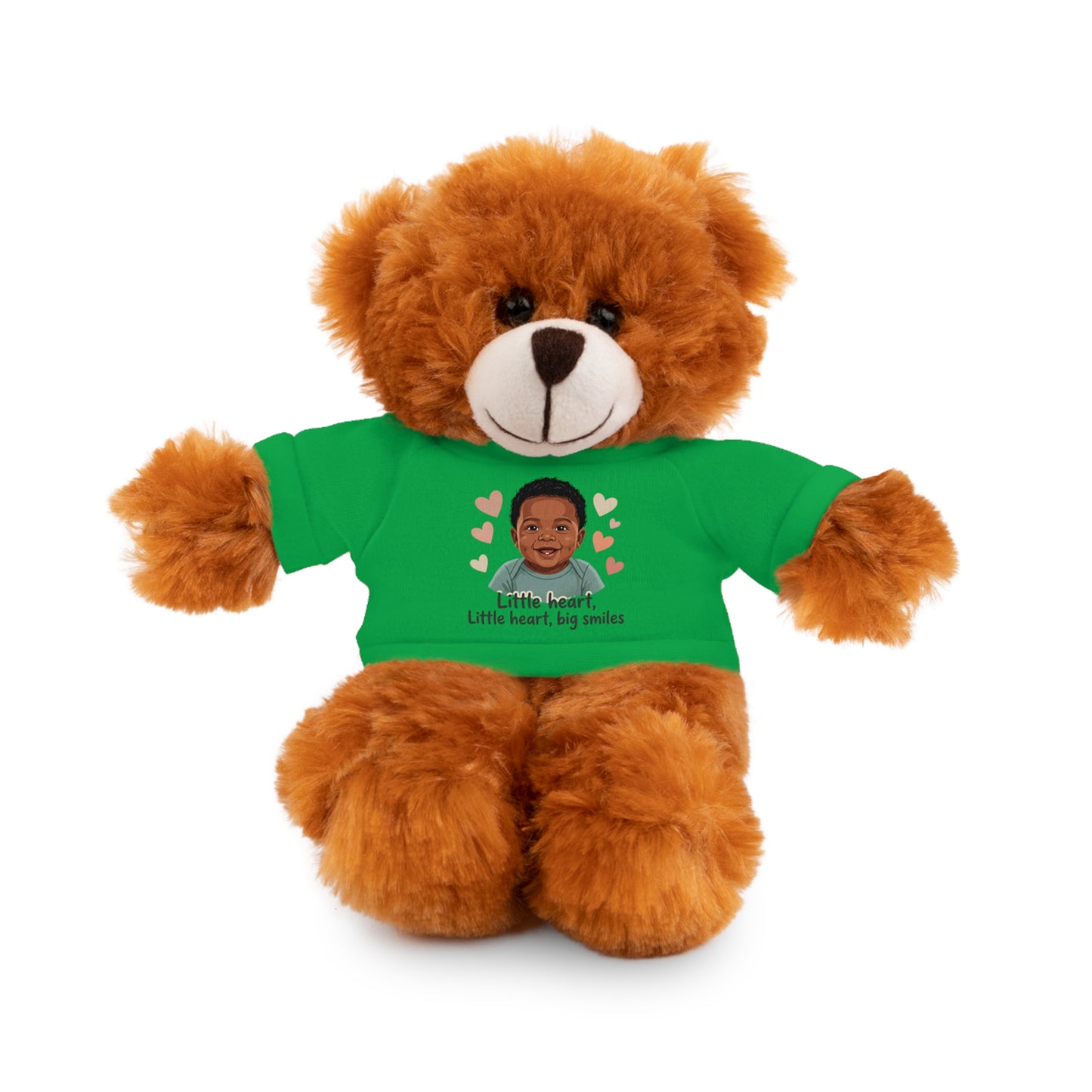 Baby Boy Stuffies with 'Little loved, big smile' Tee